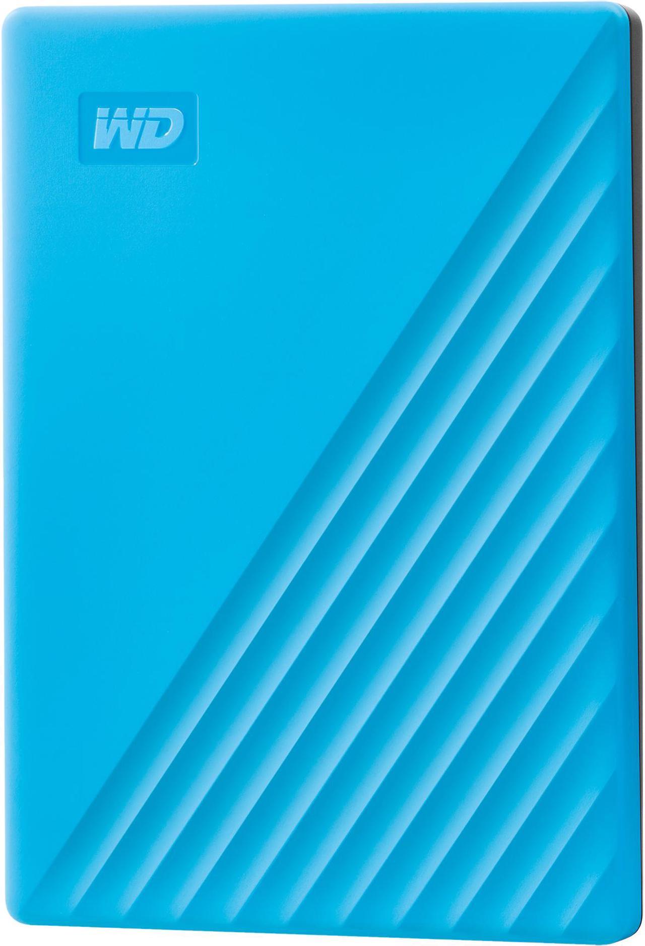 WD 2TB My Passport Portable Storage External Hard Drive USB 3.2 for PC/MAC Blue (WDBYVG0020BBL-WESN)