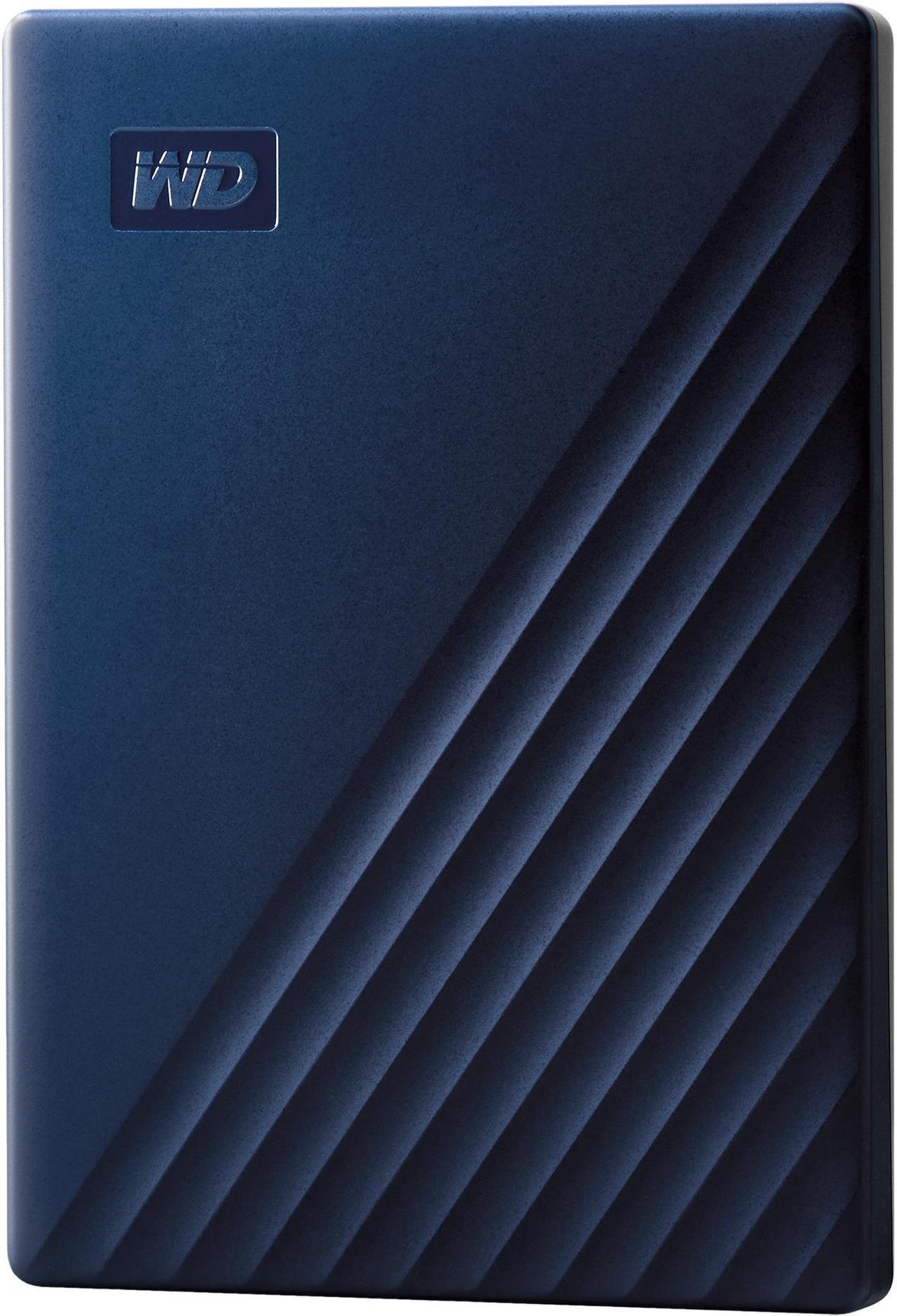 Main image of WD 2TB My Passport for Mac Portable External Hard Drive Storage USB-C/USB-A 3.2 - Midnight Blue (WDBA2D0020BBL-WESN)