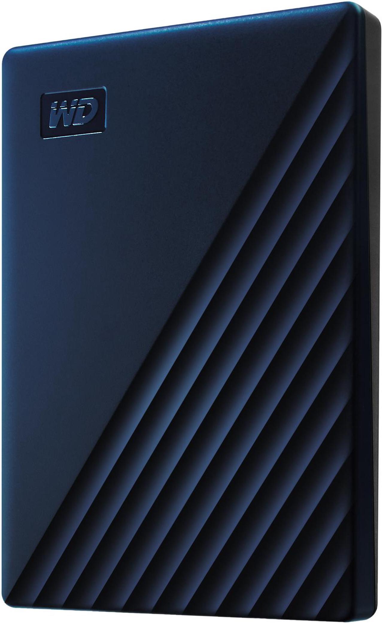 Alt view image 2 of 6 - WD 2TB My Passport for Mac Portable External Hard Drive Storage USB-C/USB-A 3.2 - Midnight Blue (WDBA2D0020BBL-WESN)