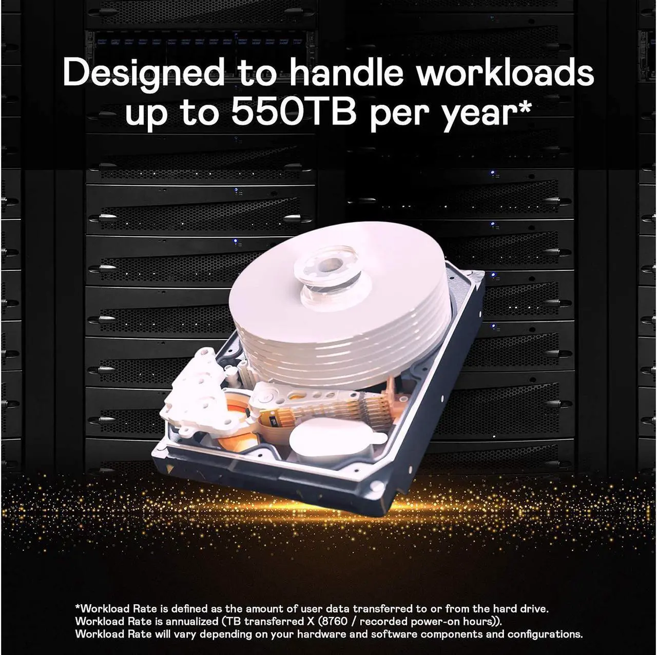 Alt view image 5 of 5 - WD Gold 14TB Enterprise Class Hard Disk Drive - 7200 RPM Class SATA 6Gb/s 512MB Cache 3.5 Inch - WD141KRYZ