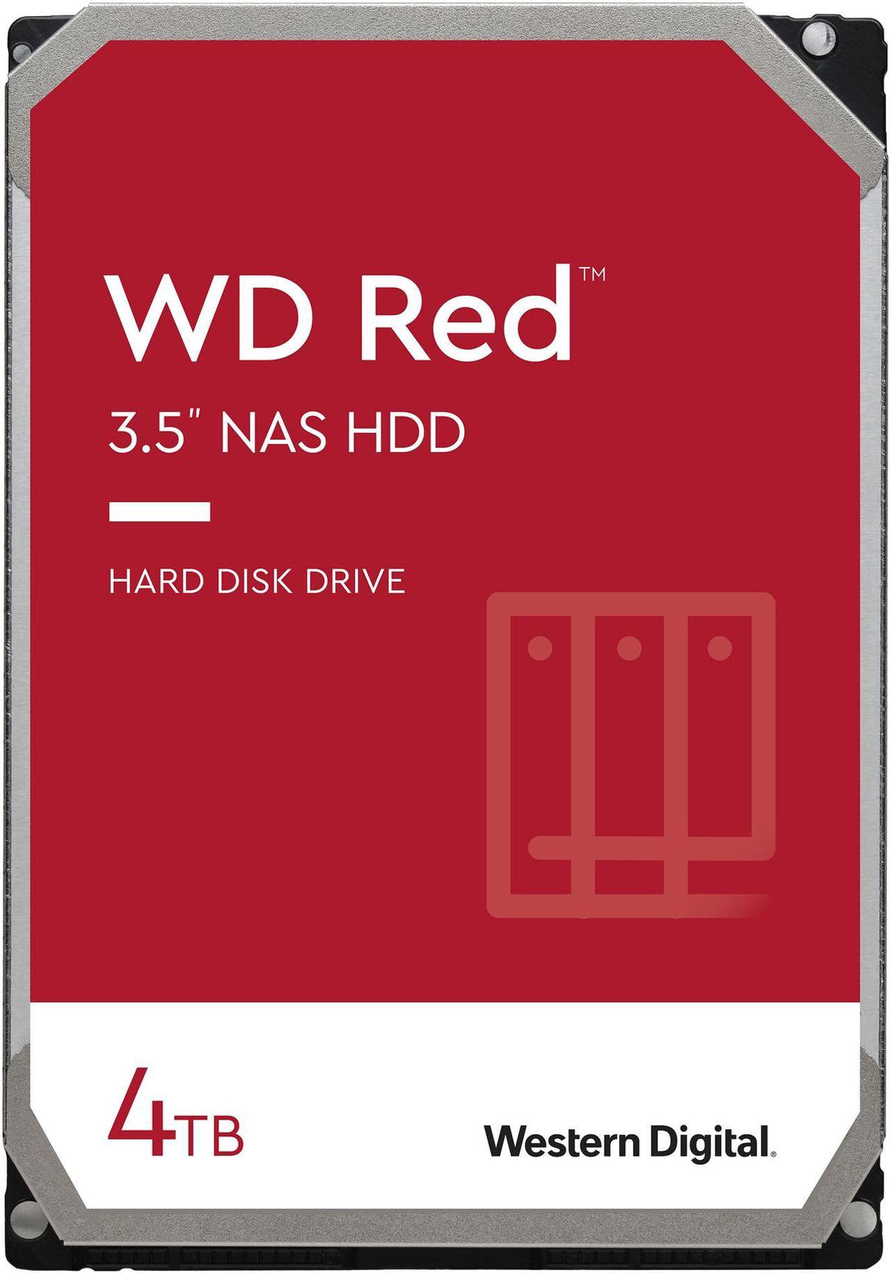 WD Red 4TB NAS Internal Hard Drive - 5400 RPM Class, SATA 6Gb/s, SMR, 256MB Cache, 3.5" - WD40EFAX