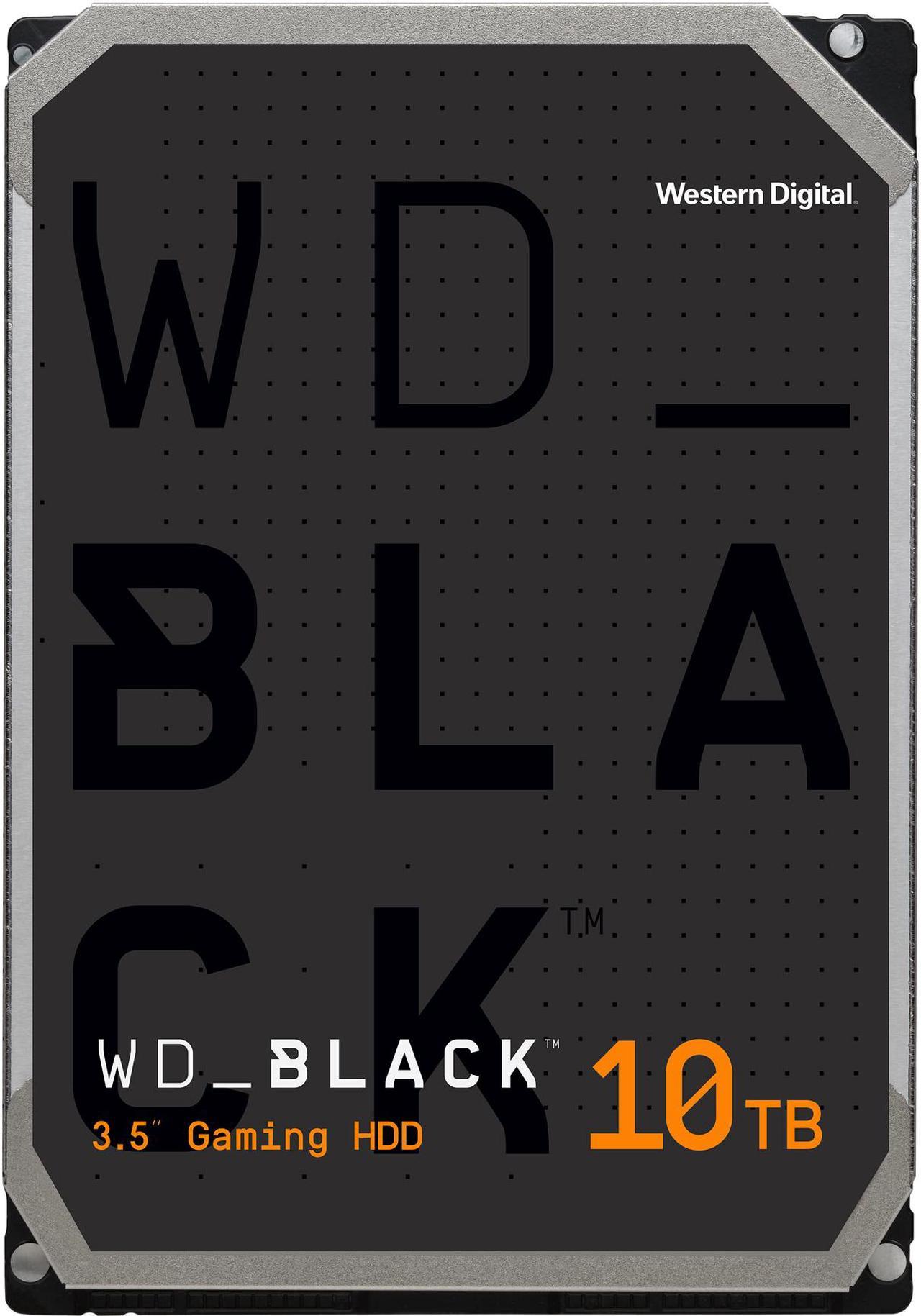 WD Black 10TB Performance Desktop Hard Disk Drive - 7200 RPM SATA 6Gb/s 256MB Cache 3.5 Inch - WD101FZBX