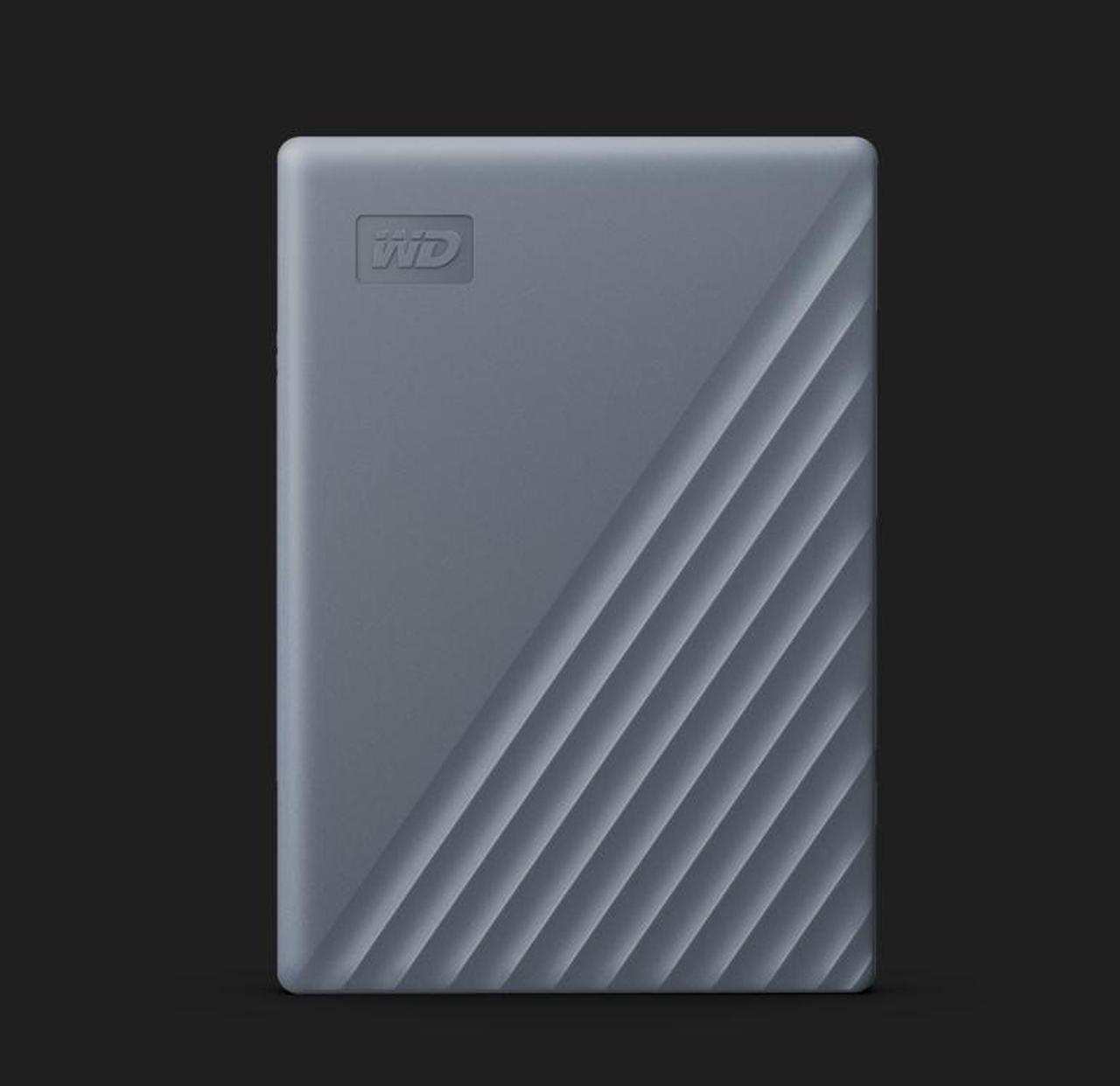 WD 2TB My Passport Portable Storage External Hard Drive  USB-C™ (WDBWML0020BGY-WESN)