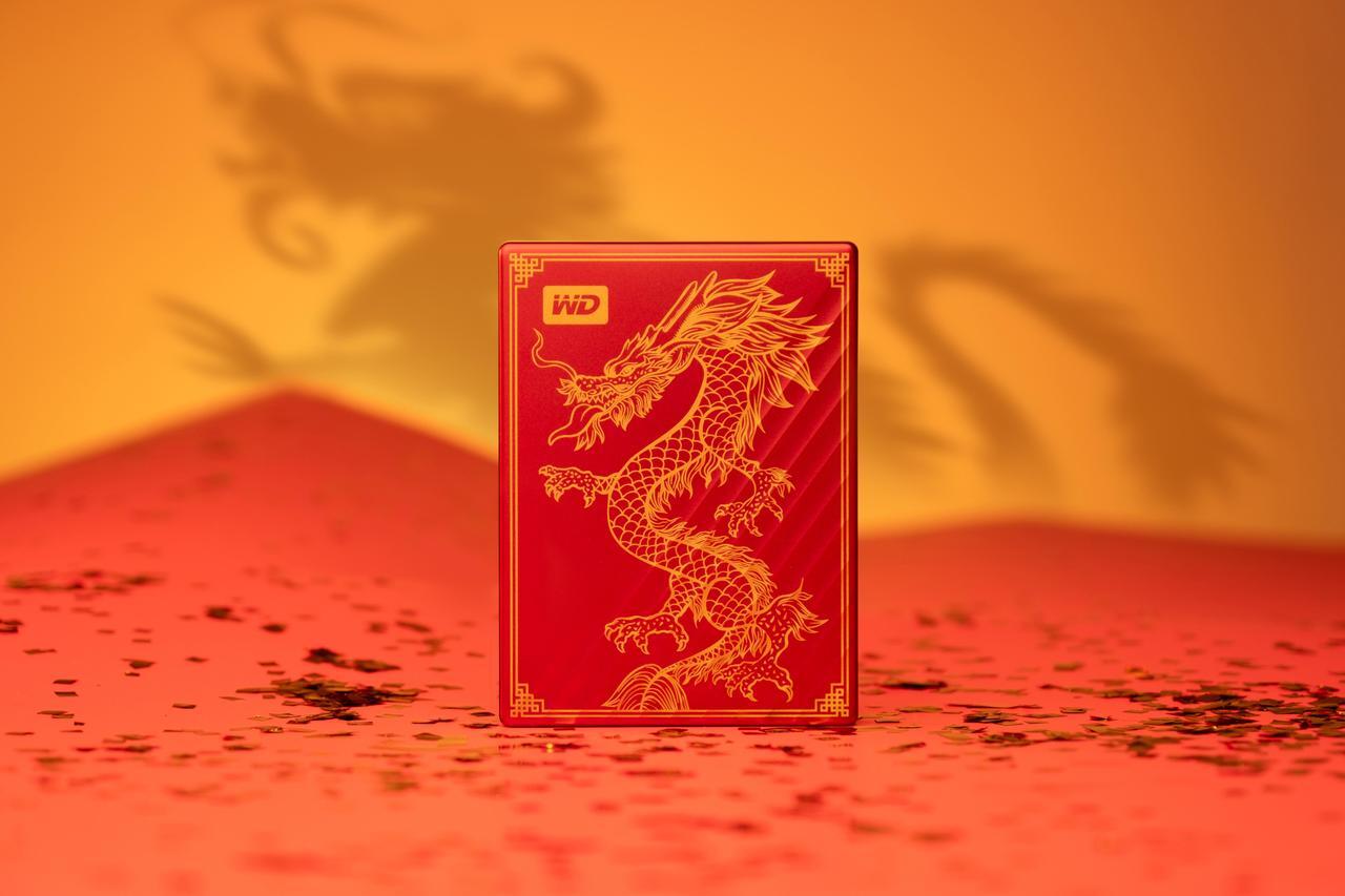Alt view image 6 of 6 - Western Digital 2TB My Passport Hard Drives - Portable External USB-C™ USB 3.2 Gen 1/USB 3.0 USB 2.0 Model WDBRHB0020BRD-WESN Dark Red