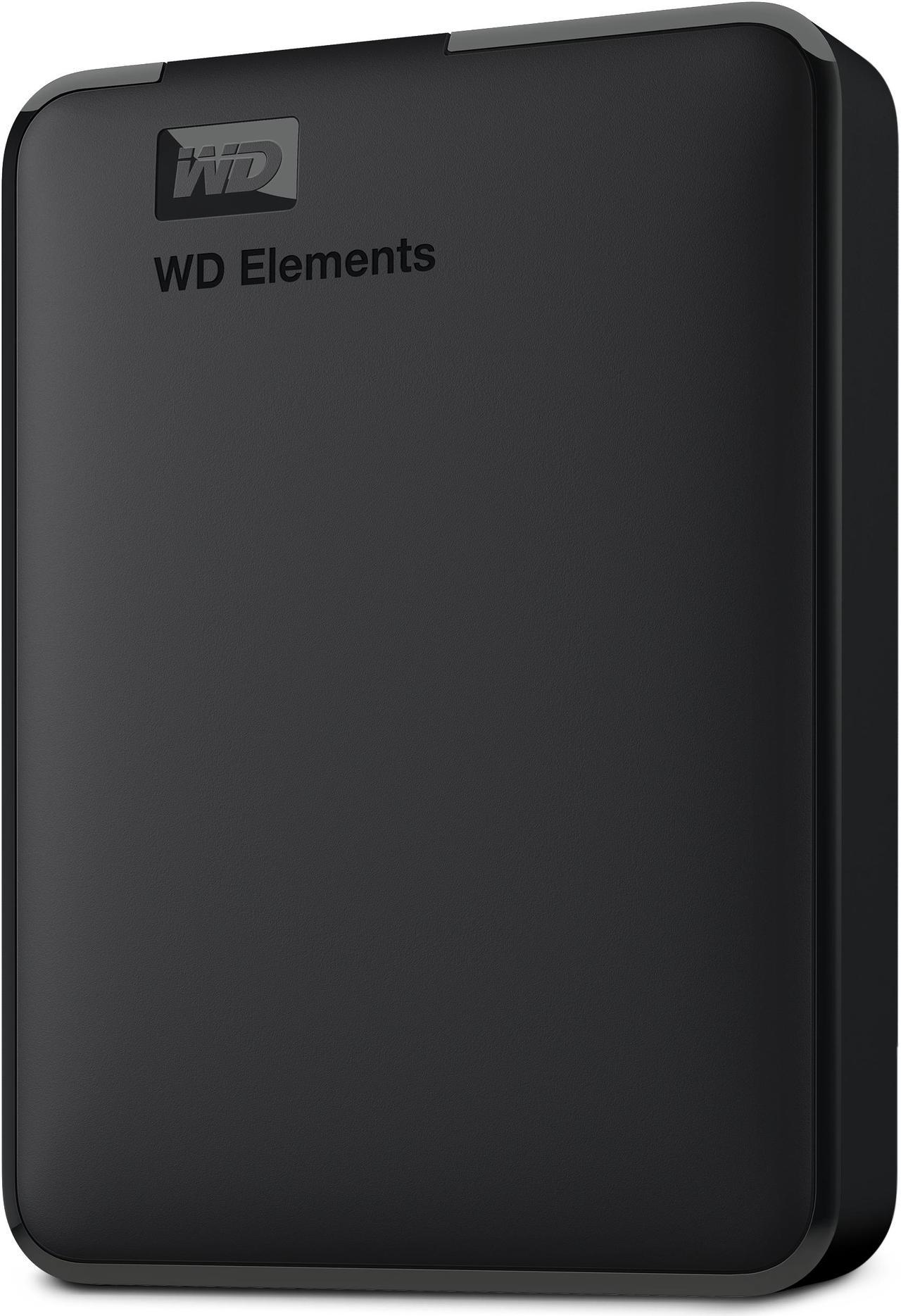 WD 6TB Elements Portable Storage USB 3.2 Gen 1/USB 3.0 (USB 2.0 compatible) Model WDBHJS0060BBK-WESN Black