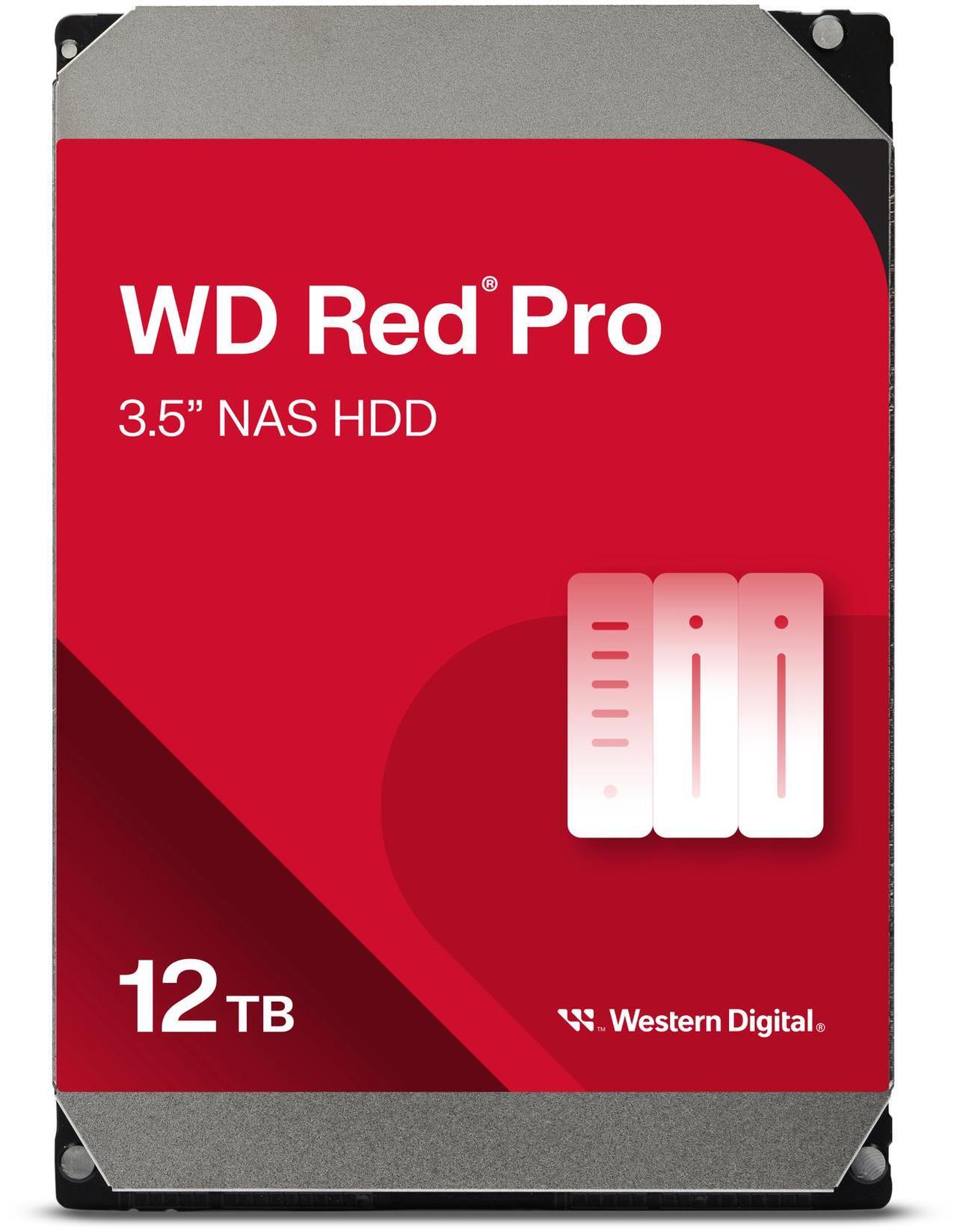 Main image of WD Red Pro WD122KFBX 12TB 7200 RPM 512MB Cache SATA 6.0Gb/s 3.5" Internal Hard Drive