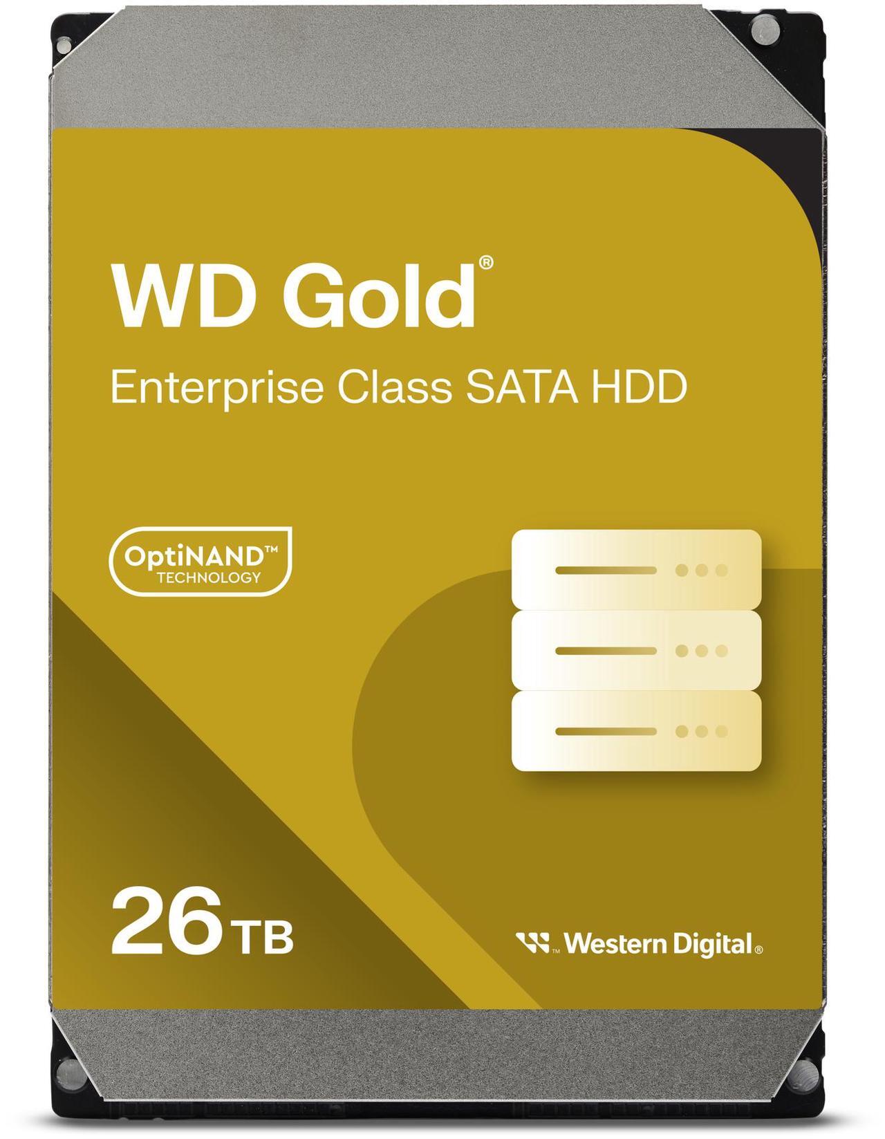 Alt view image 2 of 5 - WD Gold 26TB Enterprise Class Hard Disk Drive - 7200 RPM Class SATA 6Gb/s 512MB Cache 3.5 Inch - WD261KRYZ