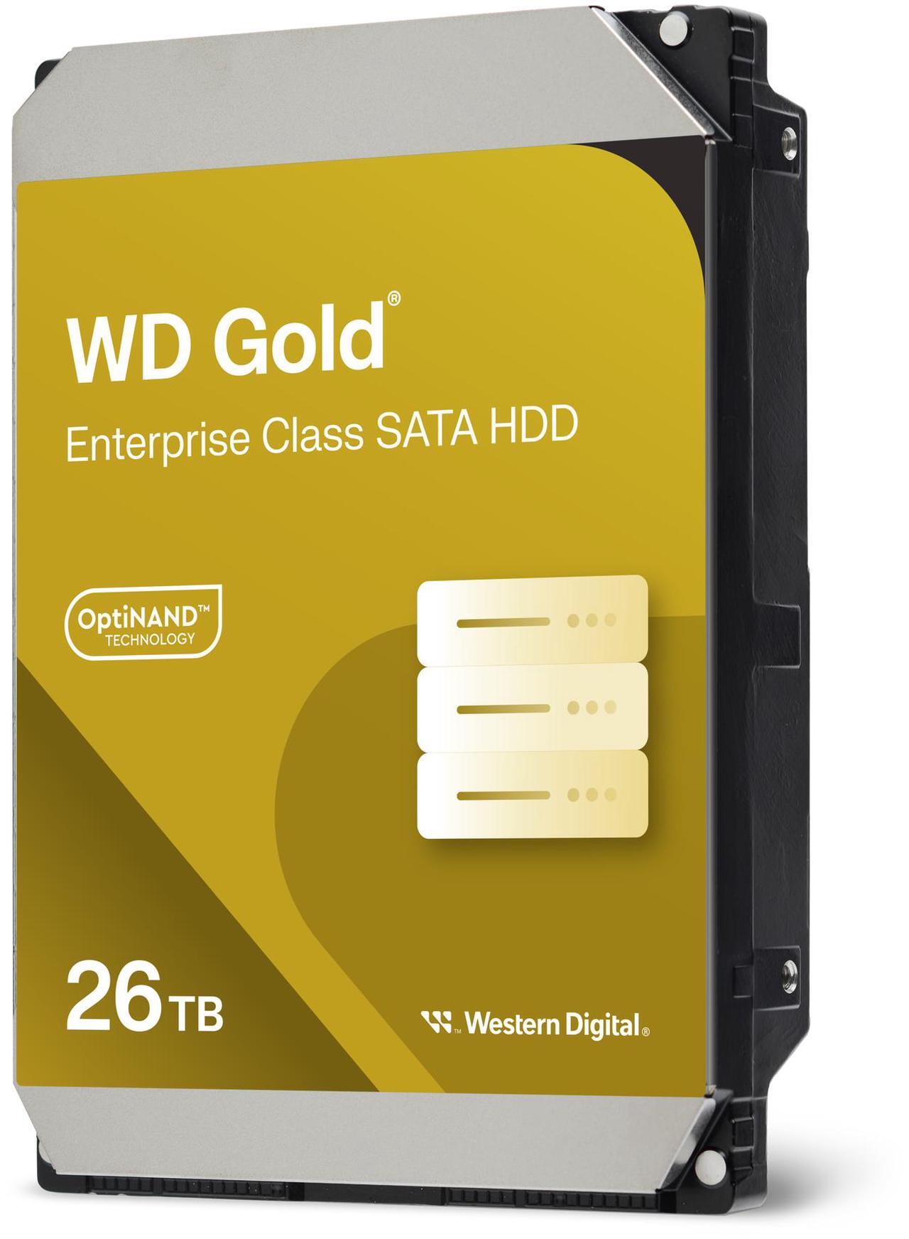 Alt view image 3 of 5 - WD Gold 26TB Enterprise Class Hard Disk Drive - 7200 RPM Class SATA 6Gb/s 512MB Cache 3.5 Inch - WD261KRYZ