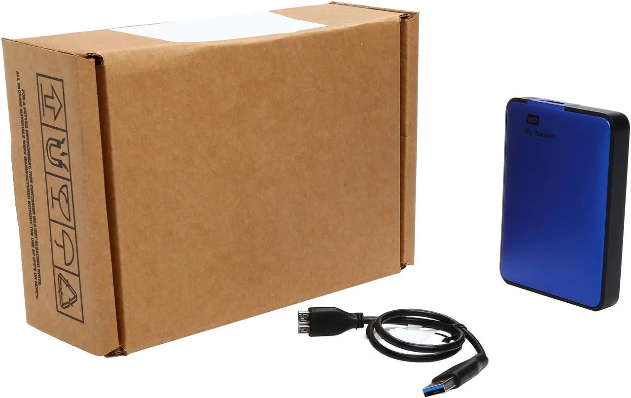 Alt view image 6 of 6 - WD 1TB My Passport External Hard Drive USB 3.0 - WDBBEP0010BBL