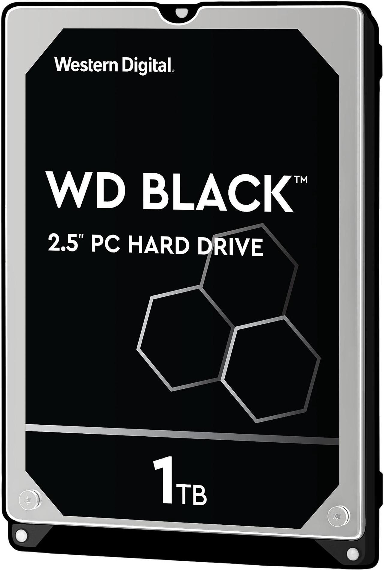 WD Black 1TB Mobile Hard Disk Drive - 7200 RPM SATA 6Gb/s 32MB Cache 2.5 Inch - WD10JPLX