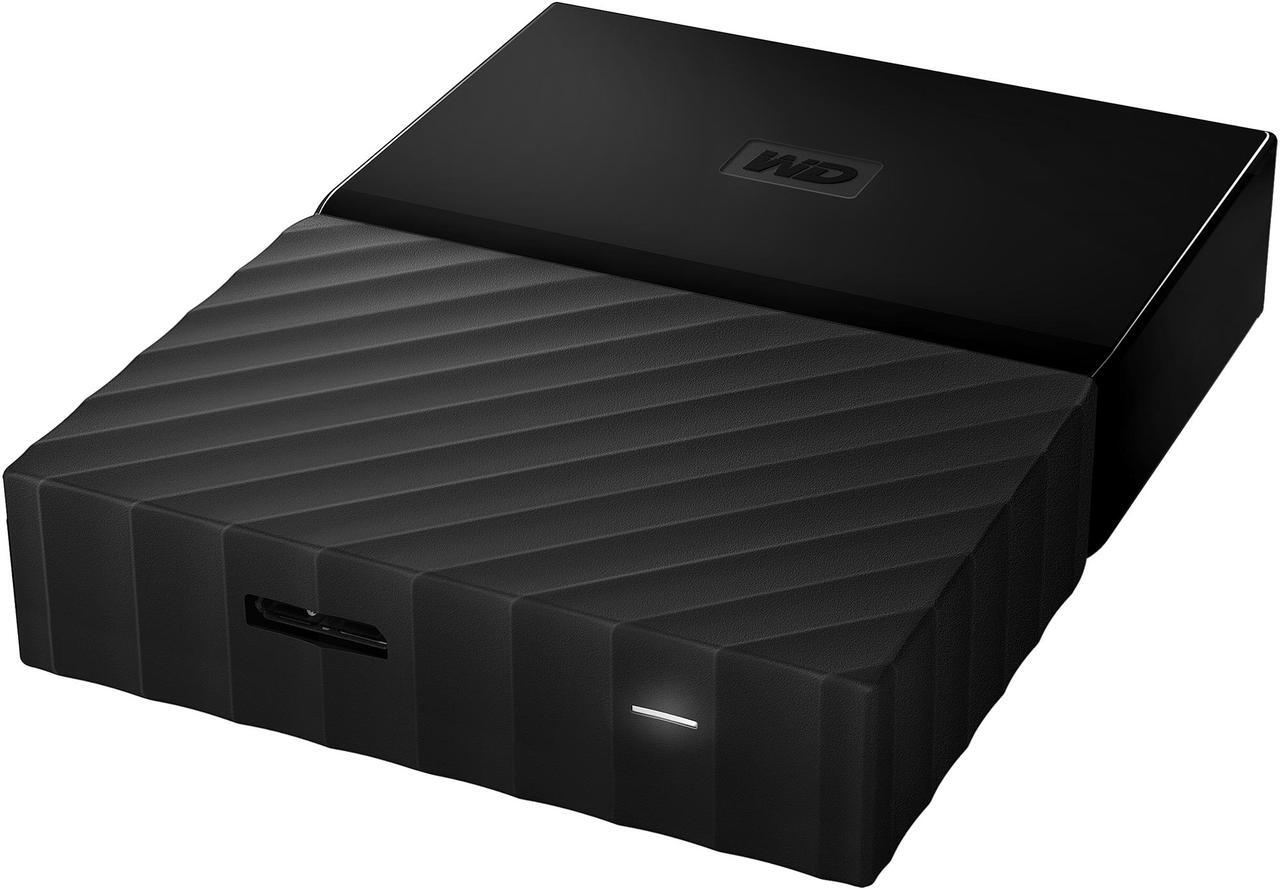 Alt view image 2 of 5 - WD 4TB My Passport Portable Hard Drive USB 3.0 Model WDBYFT0040BBK-WESN Black
