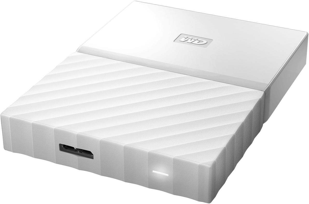 Alt view image 3 of 4 - WD 3TB My Passport Portable Hard Drive USB 3.0 Model WDBYFT0030BWT-WESN White