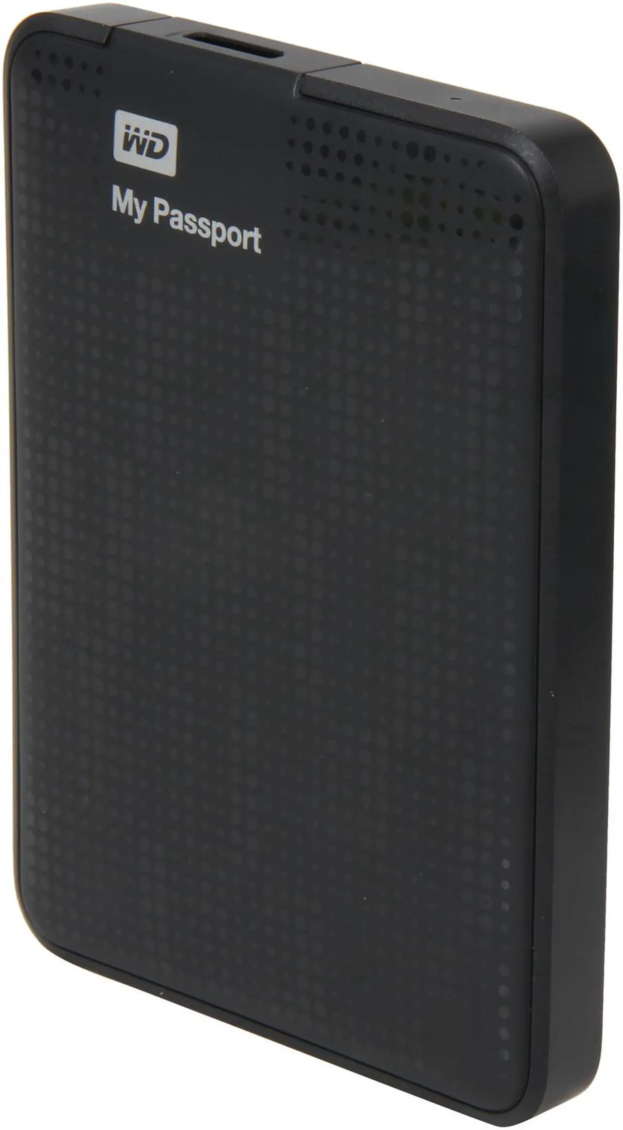 Main image of WD 500GB My Passport Portable Hard Drive USB 3.0/USB 2.0 Model WDBKXH5000ABK-NESN Black