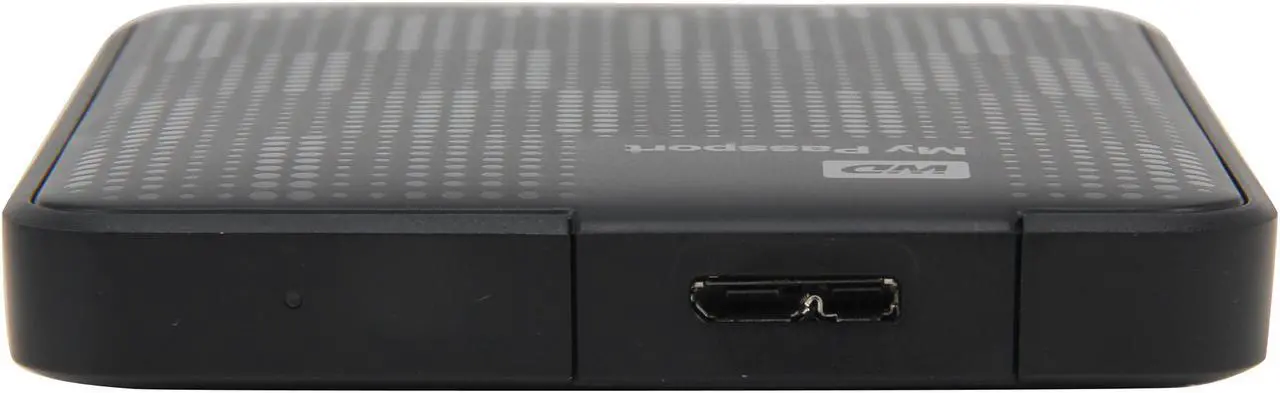 Alt view image 3 of 6 - WD 500GB My Passport Portable Hard Drive USB 3.0/USB 2.0 Model WDBKXH5000ABK-NESN Black