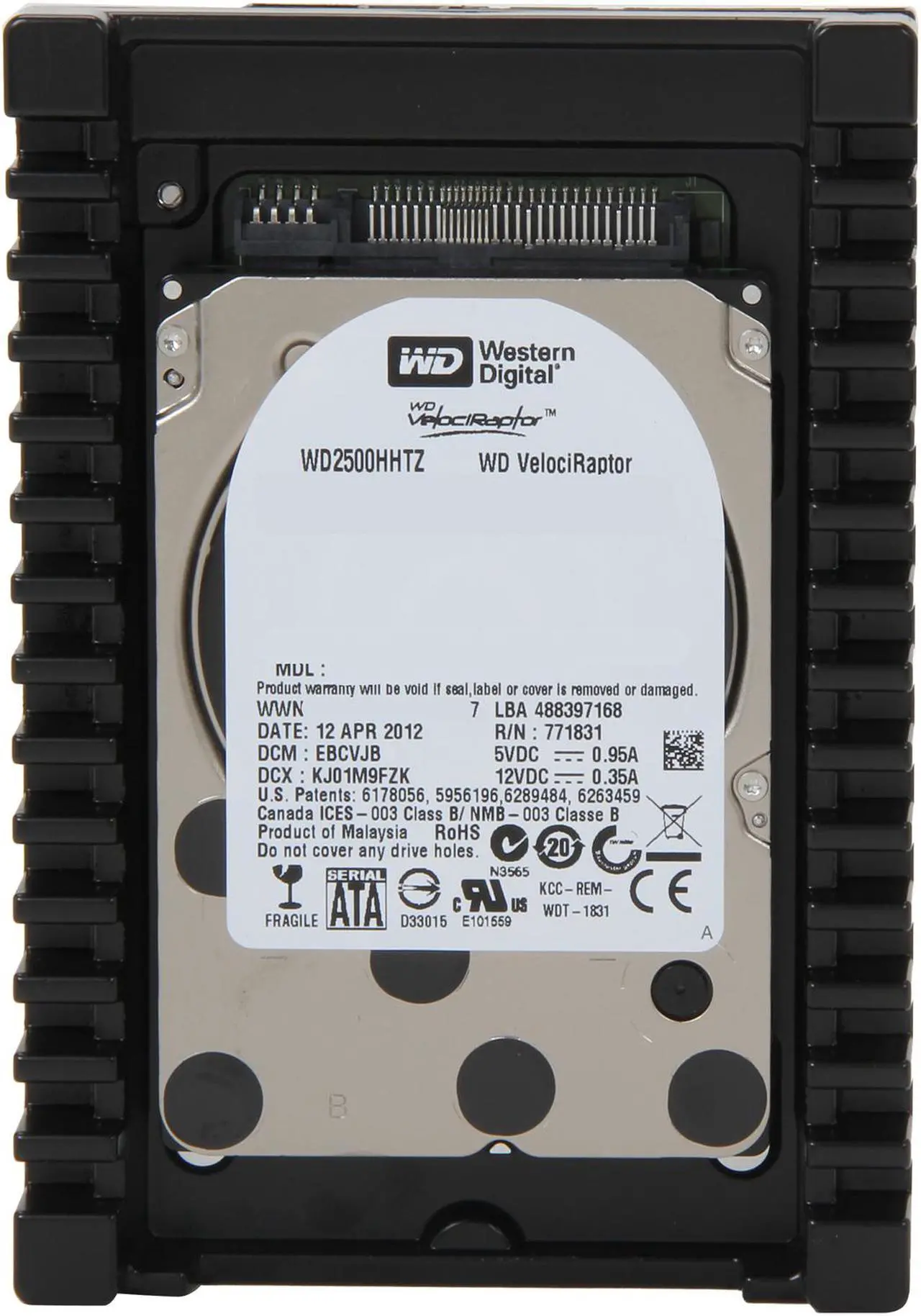 Used - Like New: Western Digital WD VelociRaptor WD2500HHTZ 250GB 10000 ...