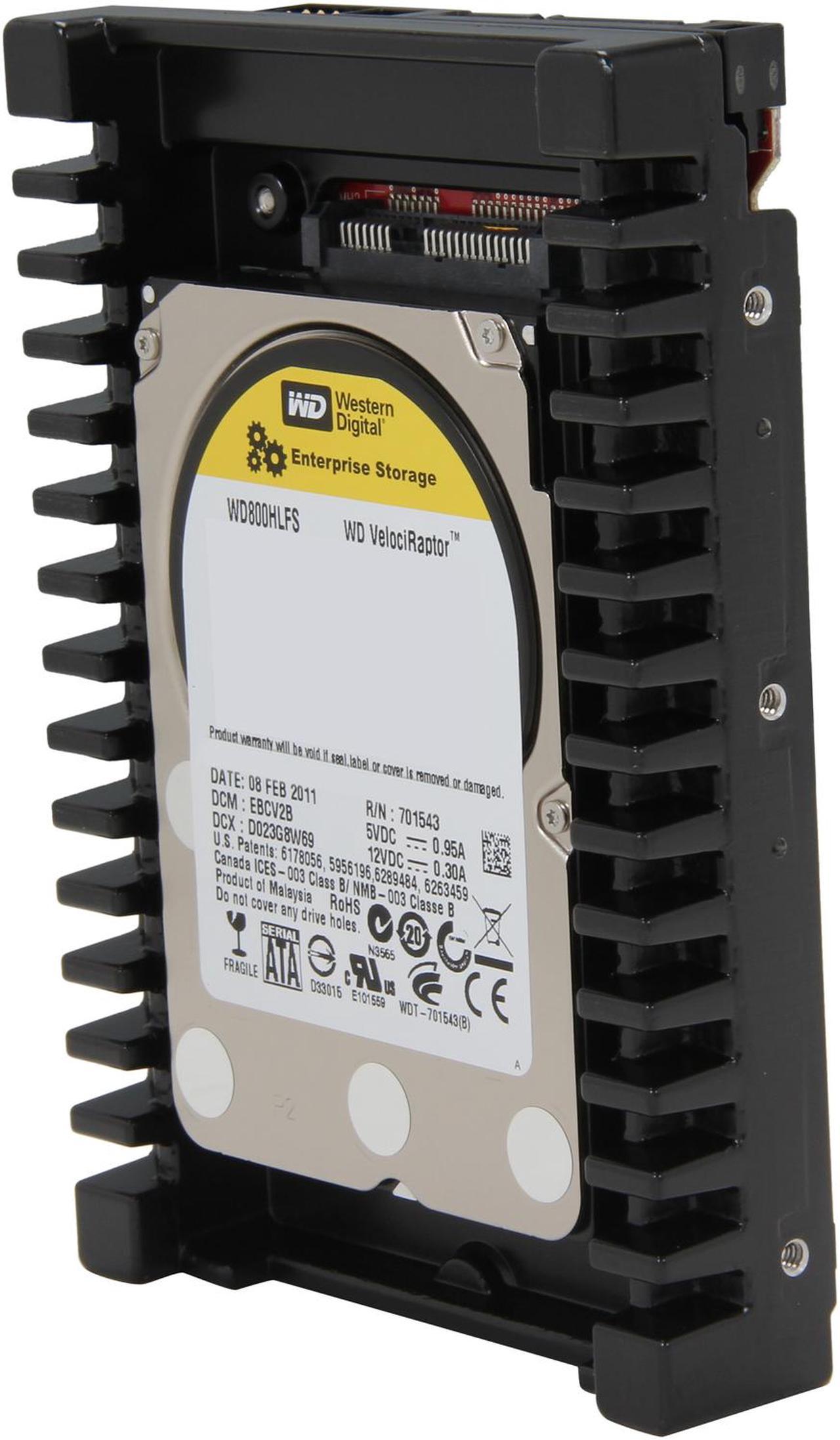 WD WD VelociRaptor WD800HLFS 80GB 10000 RPM SATA 3.0Gb/s 3.5" Internal Hard Drive Bare Drive