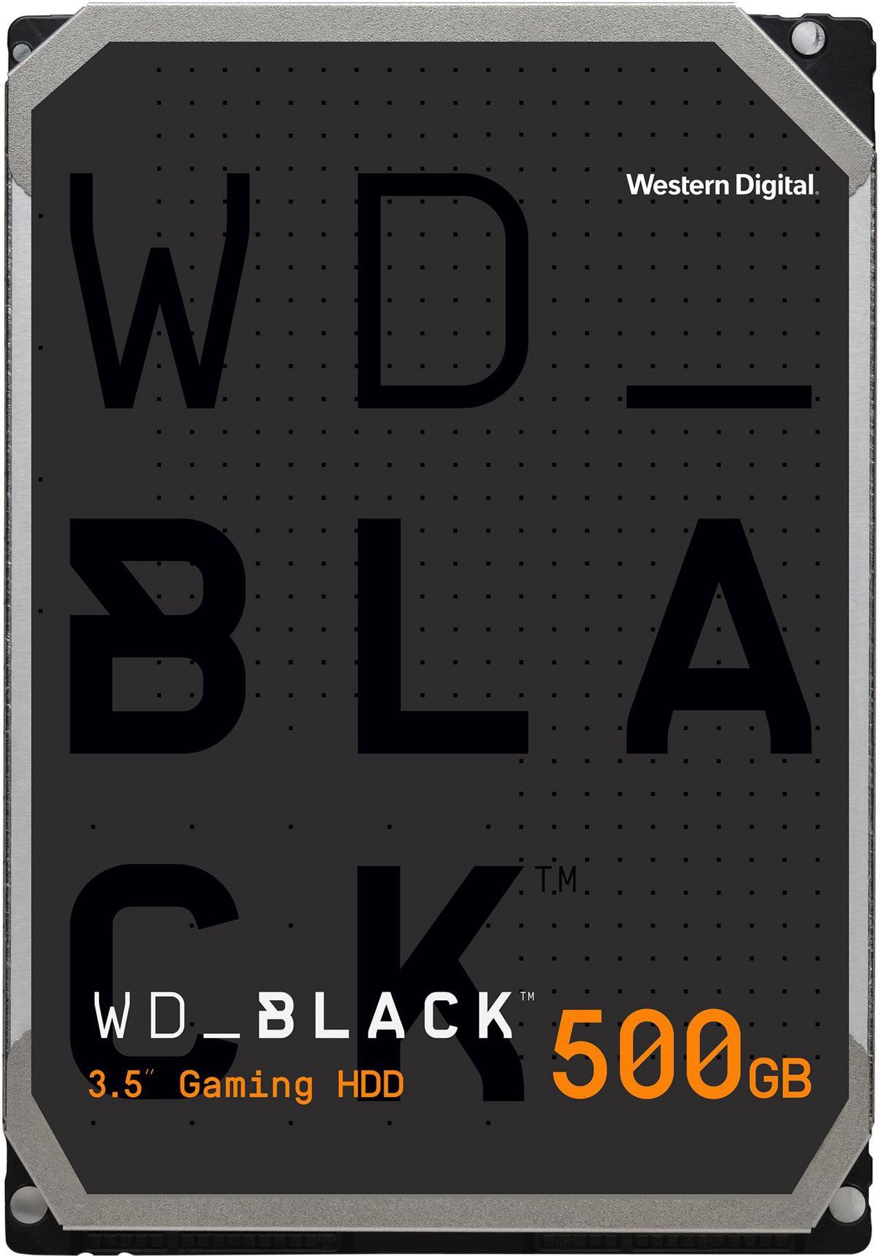 WD Black 500GB Performance Desktop Hard Disk Drive - 7200 RPM SATA 6Gb/s 64MB Cache 3.5 Inch - WD5003AZEX