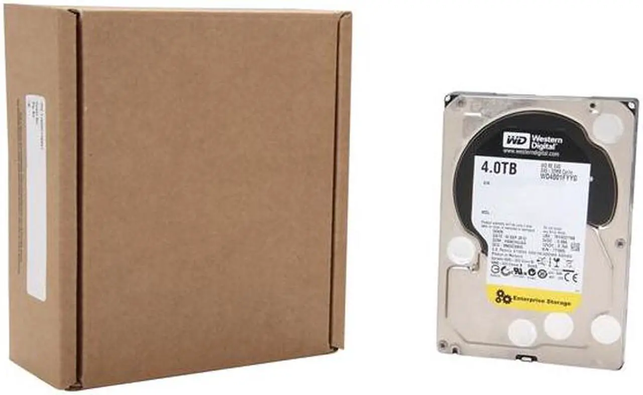 Alt view image 6 of 6 - WD Re 4TB Datacenter Capacity Hard Disk Drive - 7200 RPM Class SAS 6Gb/s 32MB Cache 3.5 inch WD4001FYYG
