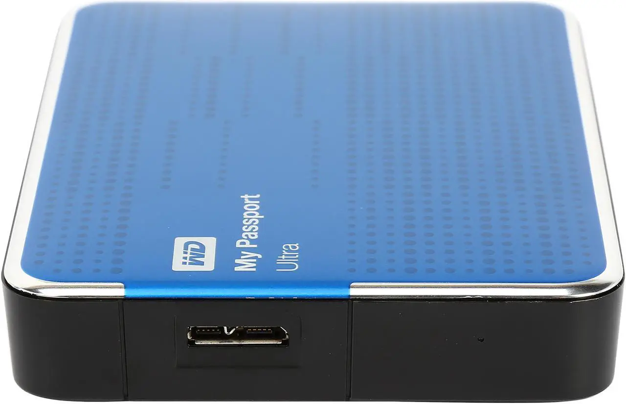 Alt view image 4 of 7 - WD 2TB My Passport Ultra Portable Hard Drive USB 3.0 Model WDBMWV0020BBL-NESN Blue