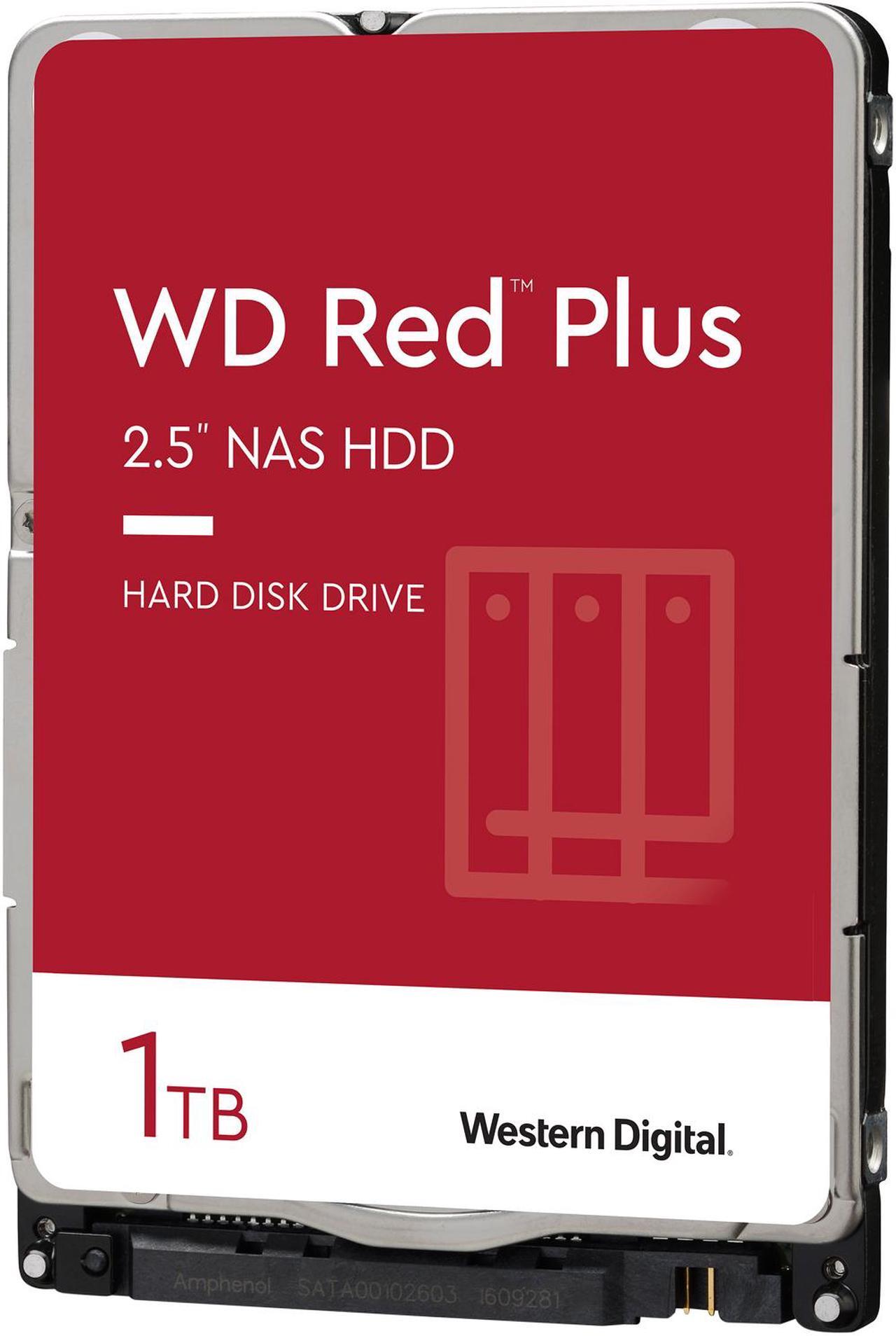 Alt view image 2 of 9 - WD Red Plus 1TB NAS Hard Disk Drive - 5400 RPM Class SATA 6Gb/s 16MB Cache 2.5 Inch - WD10JFCX