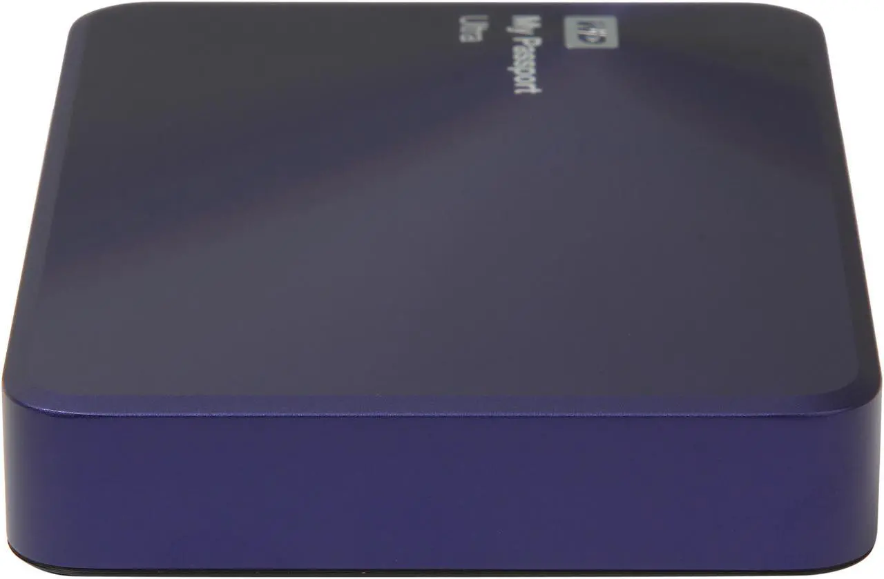 Alt view image 12 of 13 - WD 1TB Blue-Black My Passport Ultra Metal Edition Portable External Hard Drive - USB 3.0 - WDBTYH0010BBA-NESN