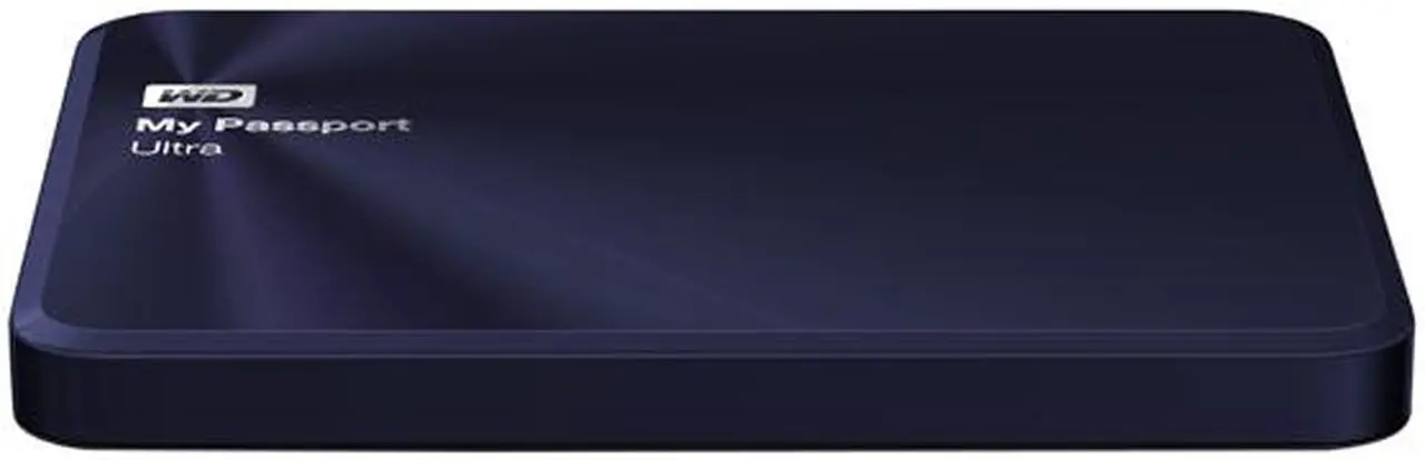 Alt view image 3 of 13 - WD 1TB Blue-Black My Passport Ultra Metal Edition Portable External Hard Drive - USB 3.0 - WDBTYH0010BBA-NESN