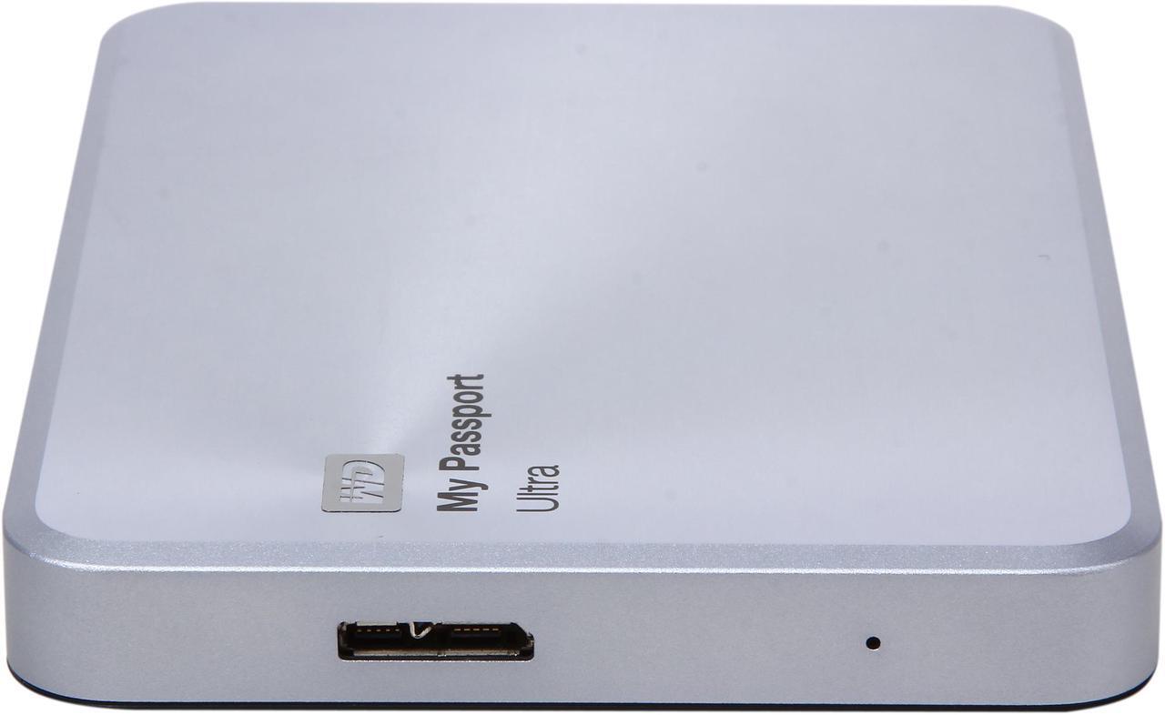 Alt view image 5 of 7 - WD 1TB Silver My Passport Ultra Metal Edition Portable External Hard Drive - USB 3.0 - WDBTYH0010BSL-NESN