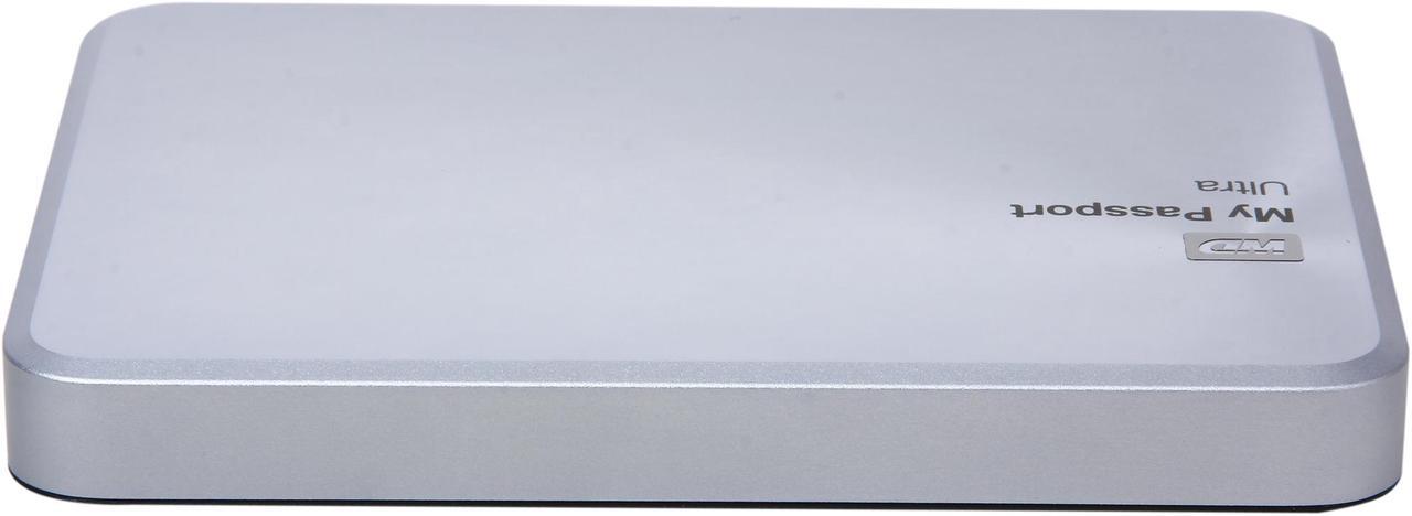 Alt view image 6 of 7 - WD 1TB Silver My Passport Ultra Metal Edition Portable External Hard Drive - USB 3.0 - WDBTYH0010BSL-NESN