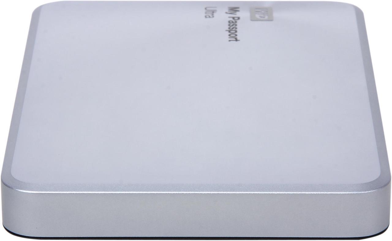 Alt view image 7 of 7 - WD 1TB Silver My Passport Ultra Metal Edition Portable External Hard Drive - USB 3.0 - WDBTYH0010BSL-NESN