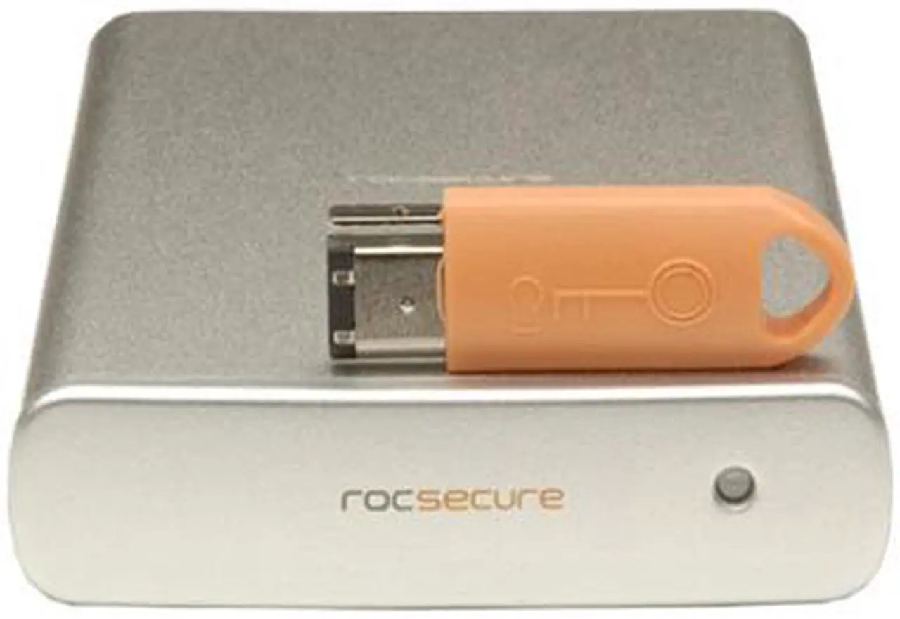 Alt view image 6 of 7 - rocstor Rocbit 2A 160GB 5400 RPM 2.5" USB 2.0 / Firewire400 Encrypted External Hard Drive Model J202F5-40
