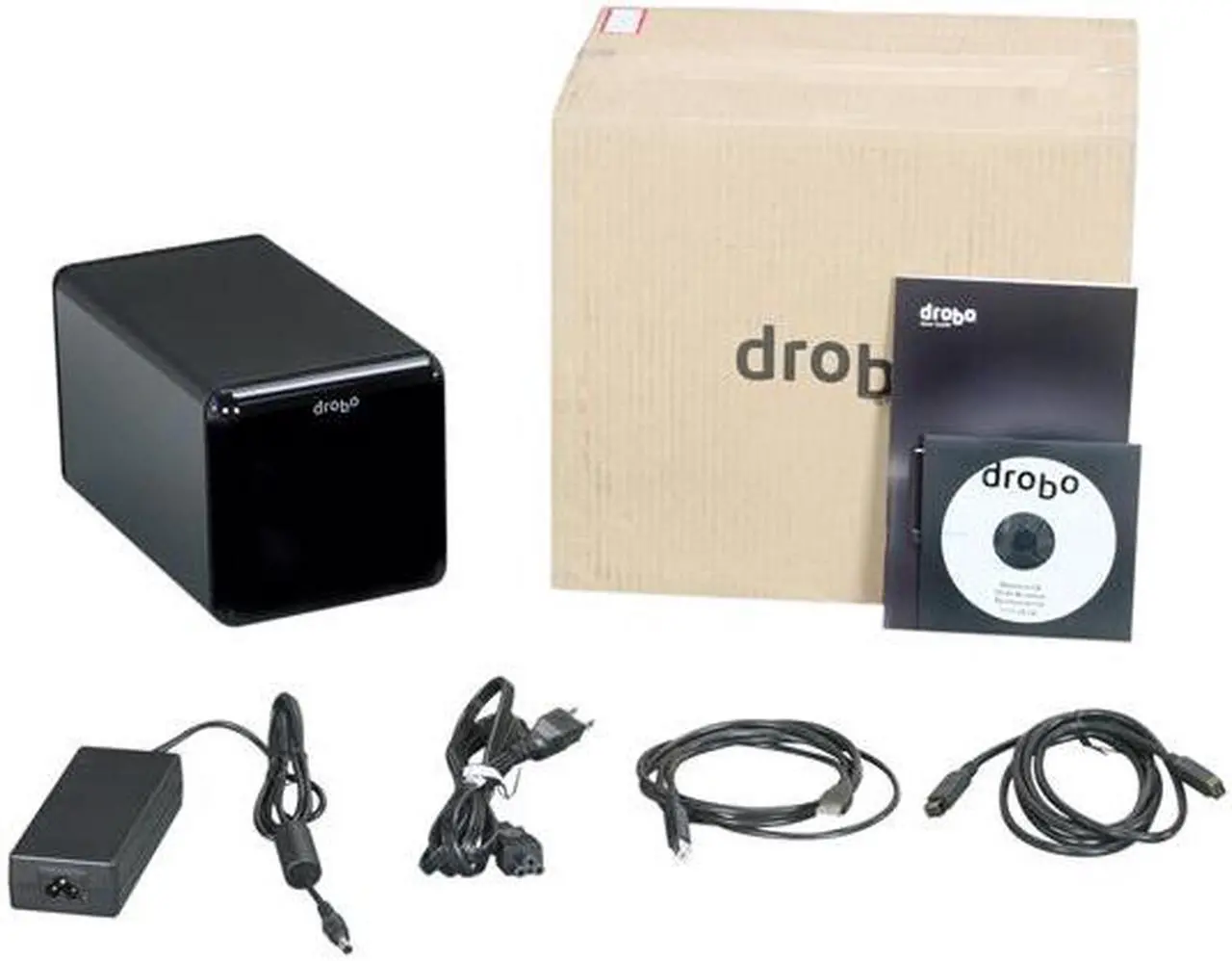 Alt view image 6 of 6 - Drobo BeyondRAID 4 Bay Diskless Storage Array Enclosure  - DR04DD10