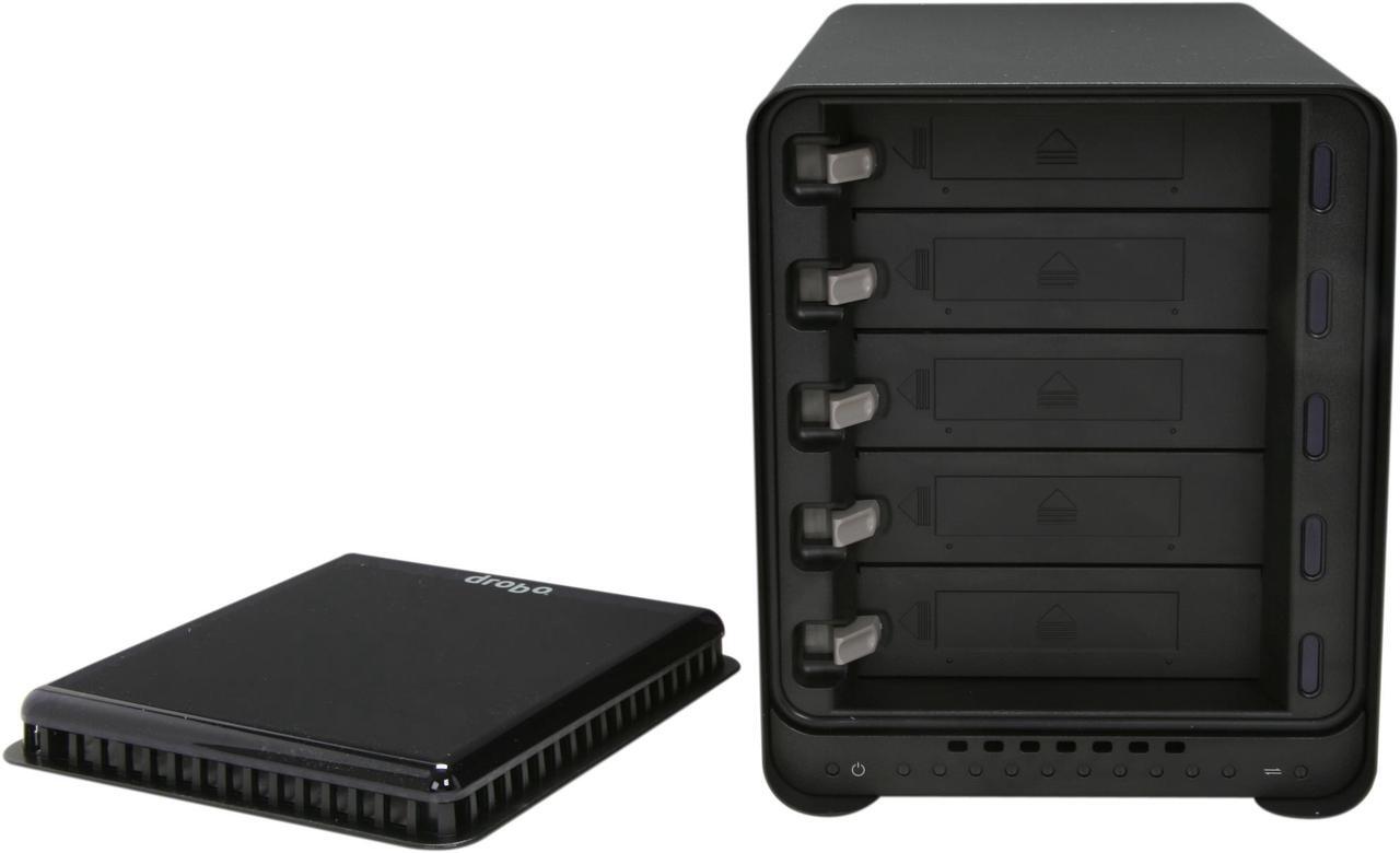 Alt view image 5 of 6 - Drobo FS DRDS2A21 10/100/1000 Ethernet Port Network External Hard Drive