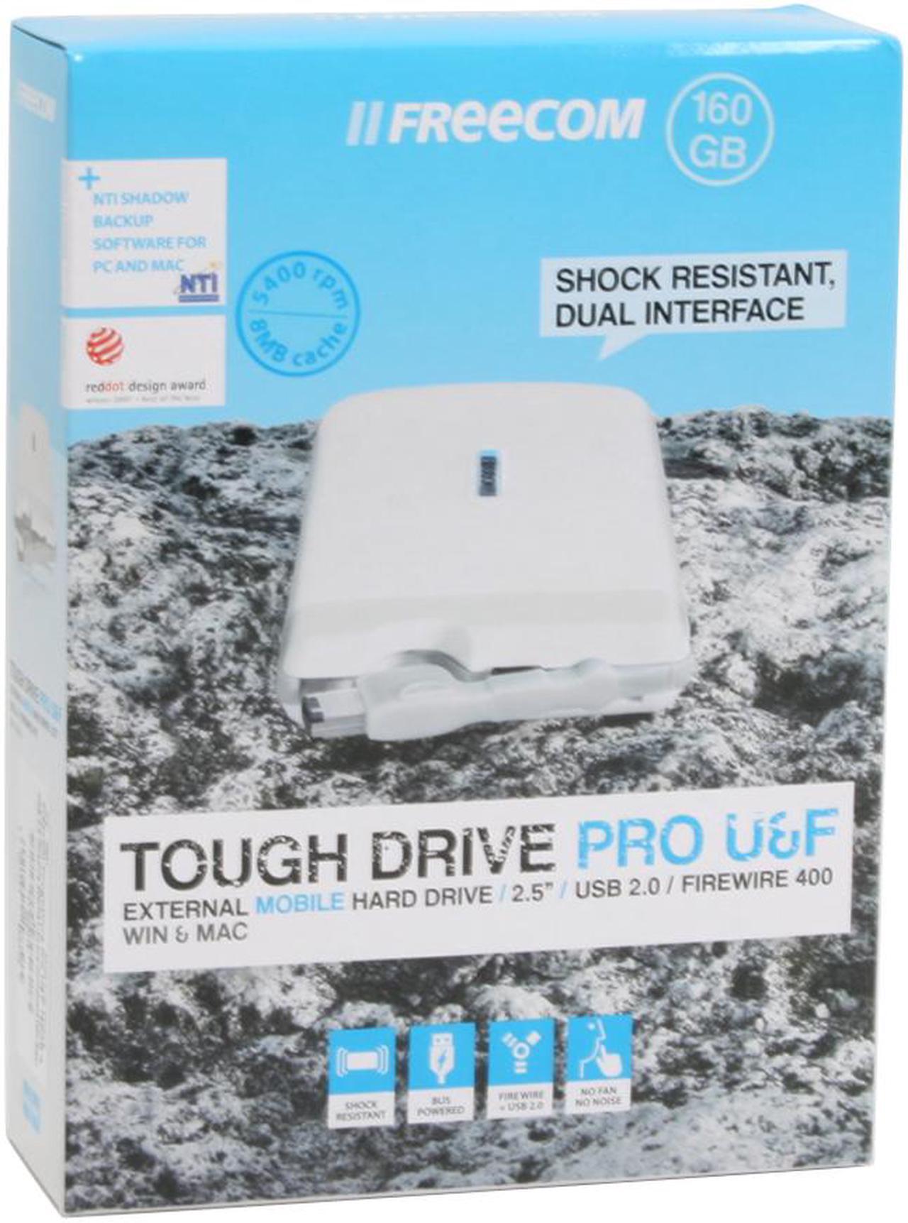 Alt view image 7 of 7 - FREECOM ToughDrive Pro U&F 160GB USB 2.0 / Firewire400 2.5" External Hard Drive 29851