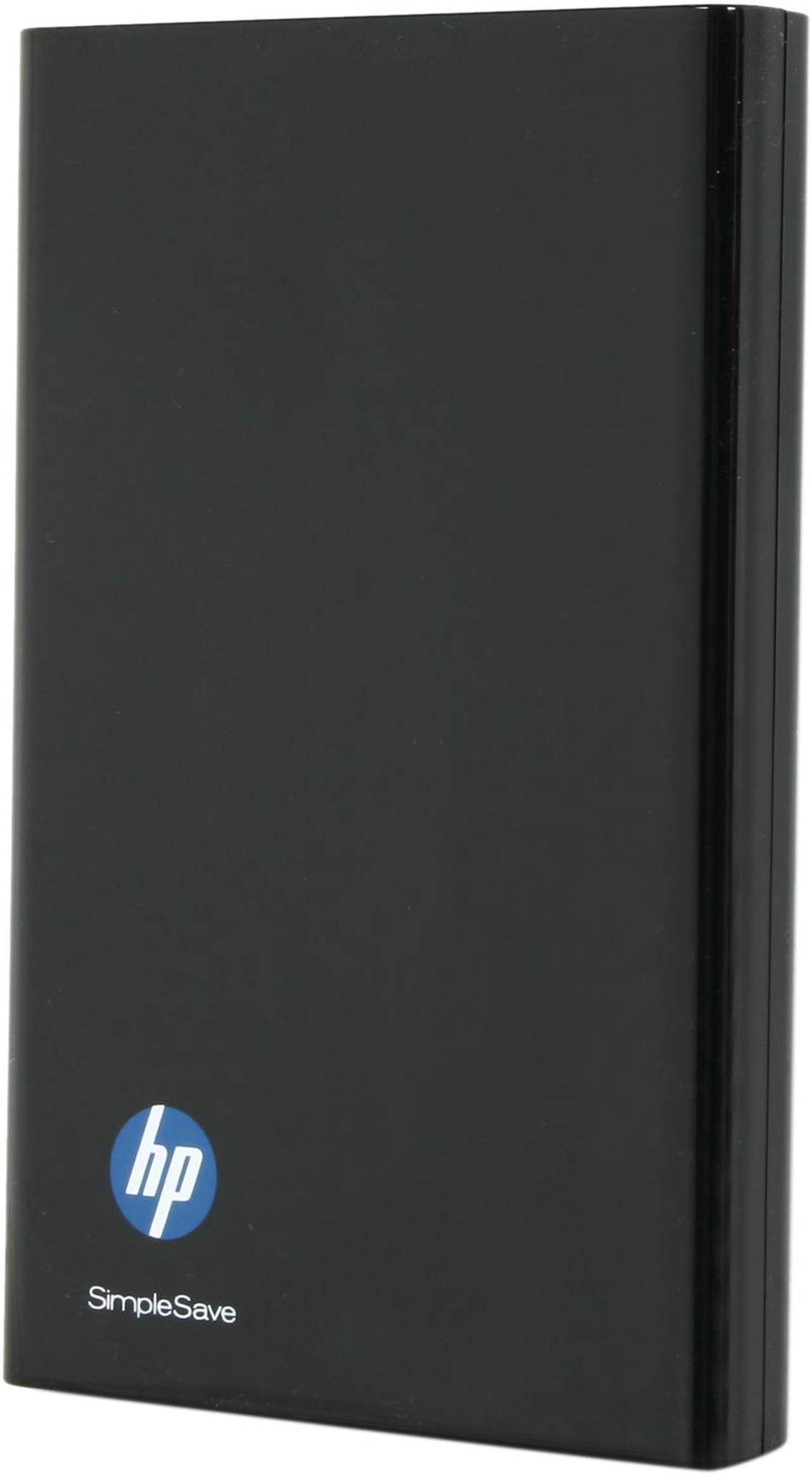 HP SimpleSave 500GB USB 2.0 2.5" External Hard Drive HPBAAC5000ABK-NHSN