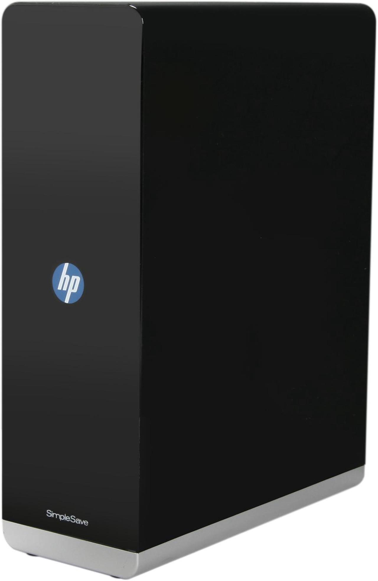 HP SimpleSave 1TB USB 2.0 3.5" External Hard Drive HPBAAD0010HBK-NHSN