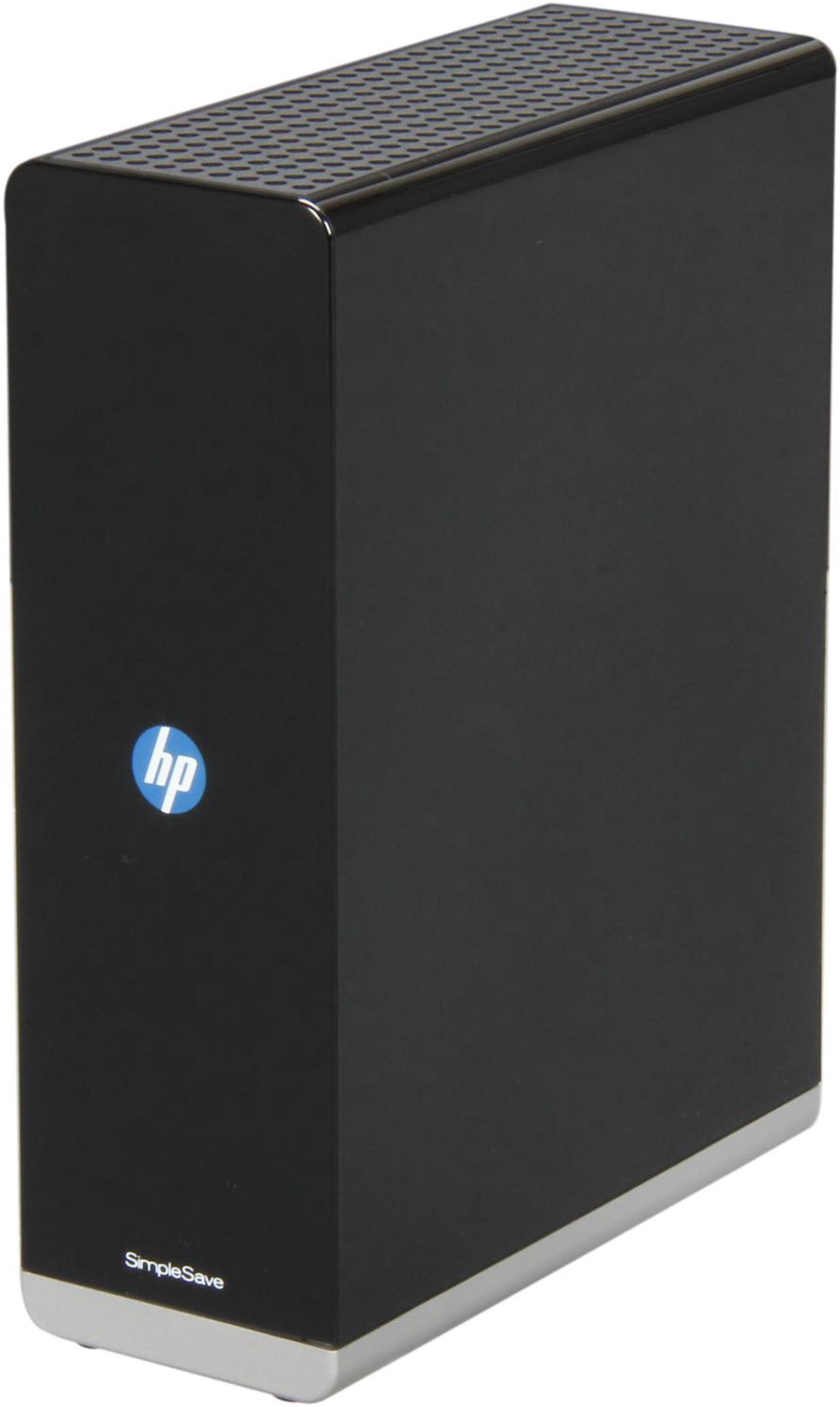 HP SimpleSave 2TB USB 2.0 3.5" External Hard Drive HPBAAD0020HBK-NHSN