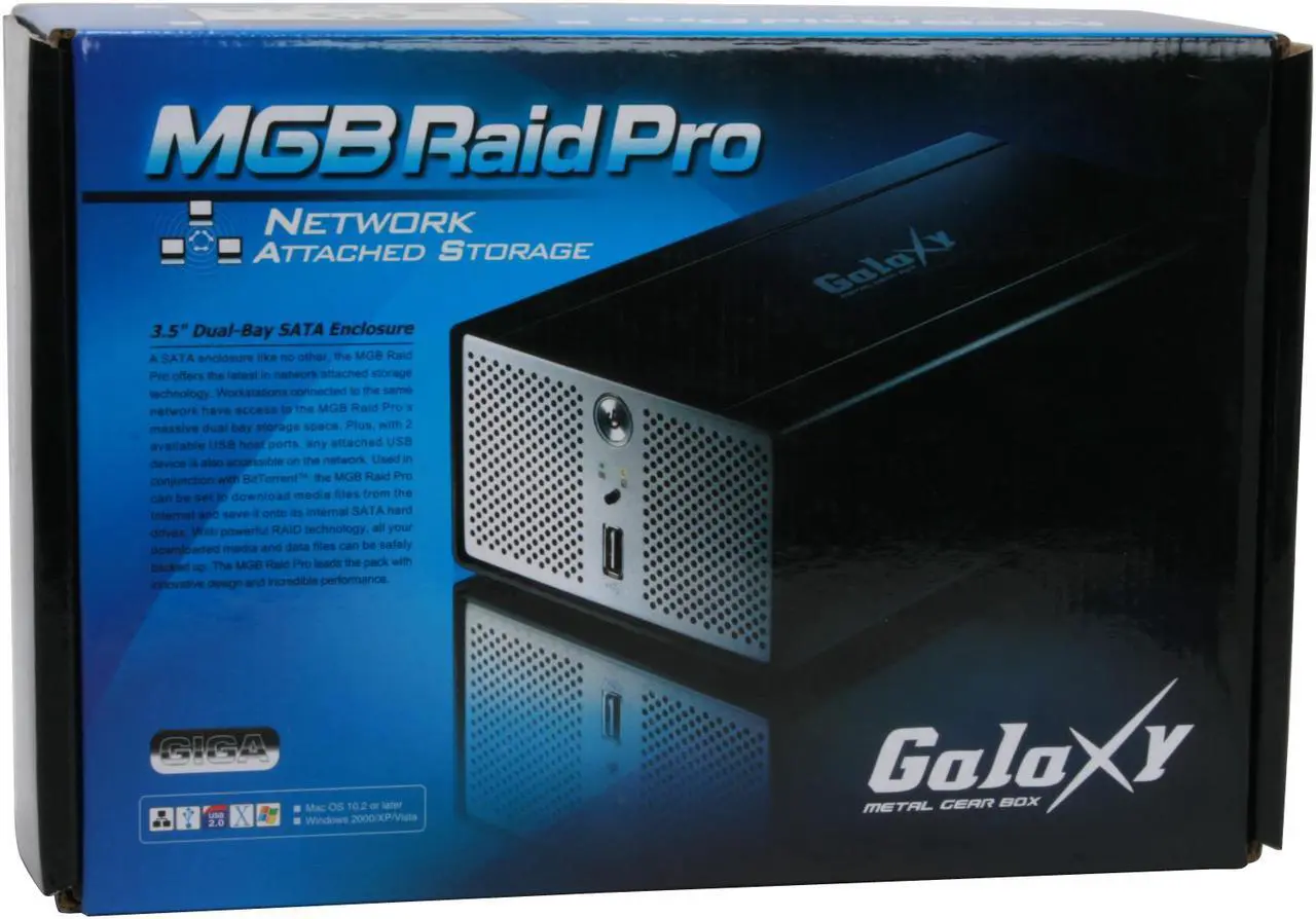 Alt view image 7 of 7 - Galaxy 3500MGB-RAID Pro Network Storage