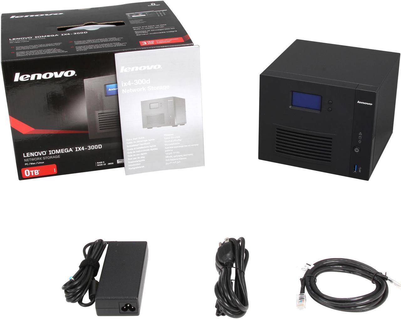 Alt view image 5 of 5 - Lenovo 70B89003NA Diskless System Iomega ix4-300d Network Storage 4-BAY
