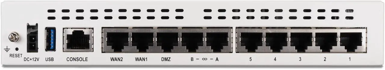 Alt view image 2 of 3 - Fortinet FortiGate FG-61F Network Security/Firewall Appliance - 10 Port - 10/100/1000Base-T - Gigabit Ethernet - 6 Gbit/s Firewall Throughput - Desktop, Wall Mountable, Rack-mountable