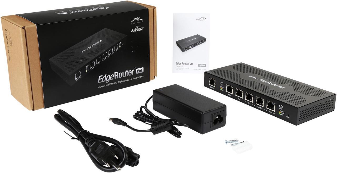 Alt view image 6 of 6 - Ubiquiti ERPOE-5-US EdgeRouter PoE Advanced 5-Port Router