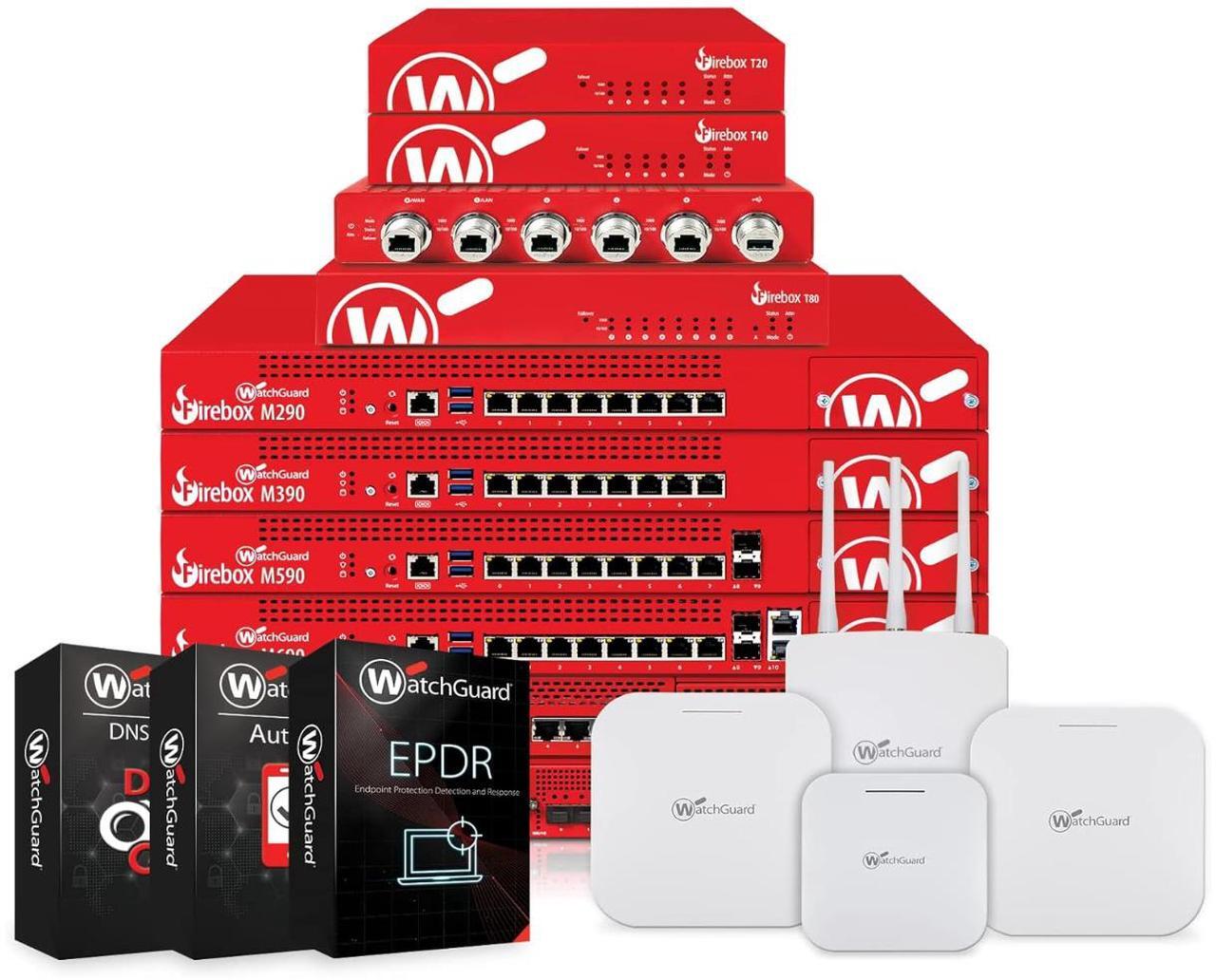 Alt view image 3 of 5 - WatchGuard Firebox T85-PoE Network Security/Firewall Appliance Up to 4.96 Gbps firewall throughput, 8 x 1Gb ports, 60 Branch Office VPNs