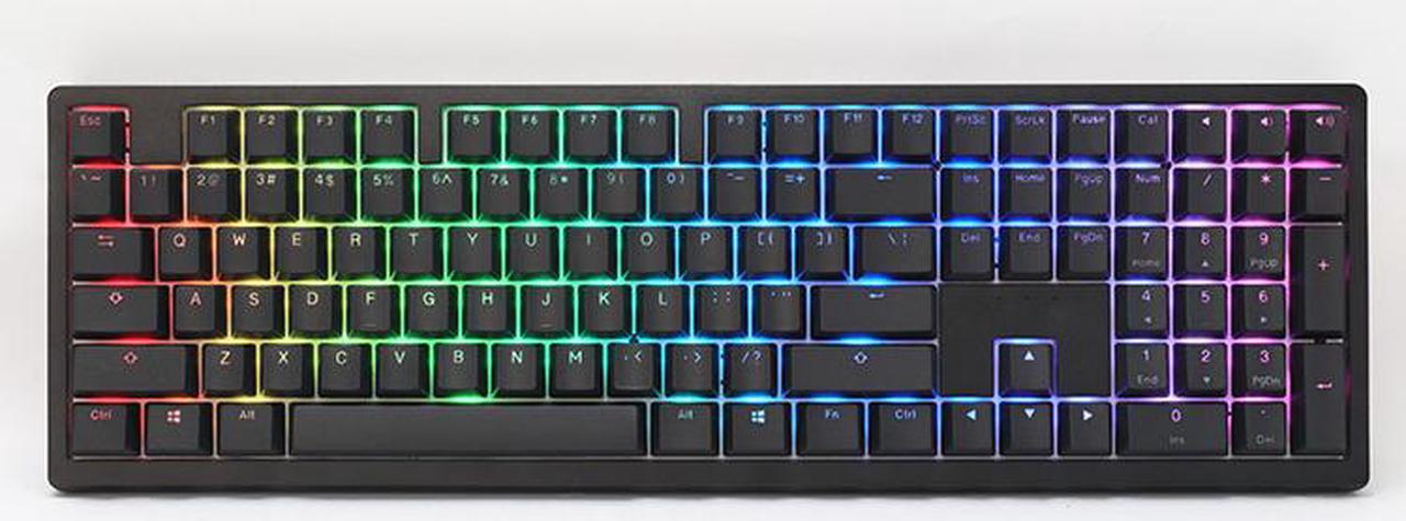 Ducky Zero 6108 Wireless RGB Mechanical Keyboard – Hot-Swappable Cherry MX2A Brown Switches, Triple-Mode (Bluetooth/2.4GHz/USB-C) Connectivity, Double-Shot PBT Keycaps, Full-Size 104 Keys, Classic Black