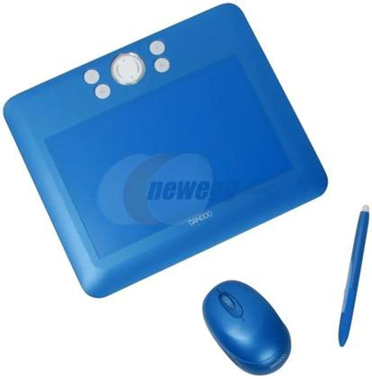 Main image of Wacom CTE650B 8.5" x 5.3" Active Area USB Bamboo Fun (Medium, Blue)