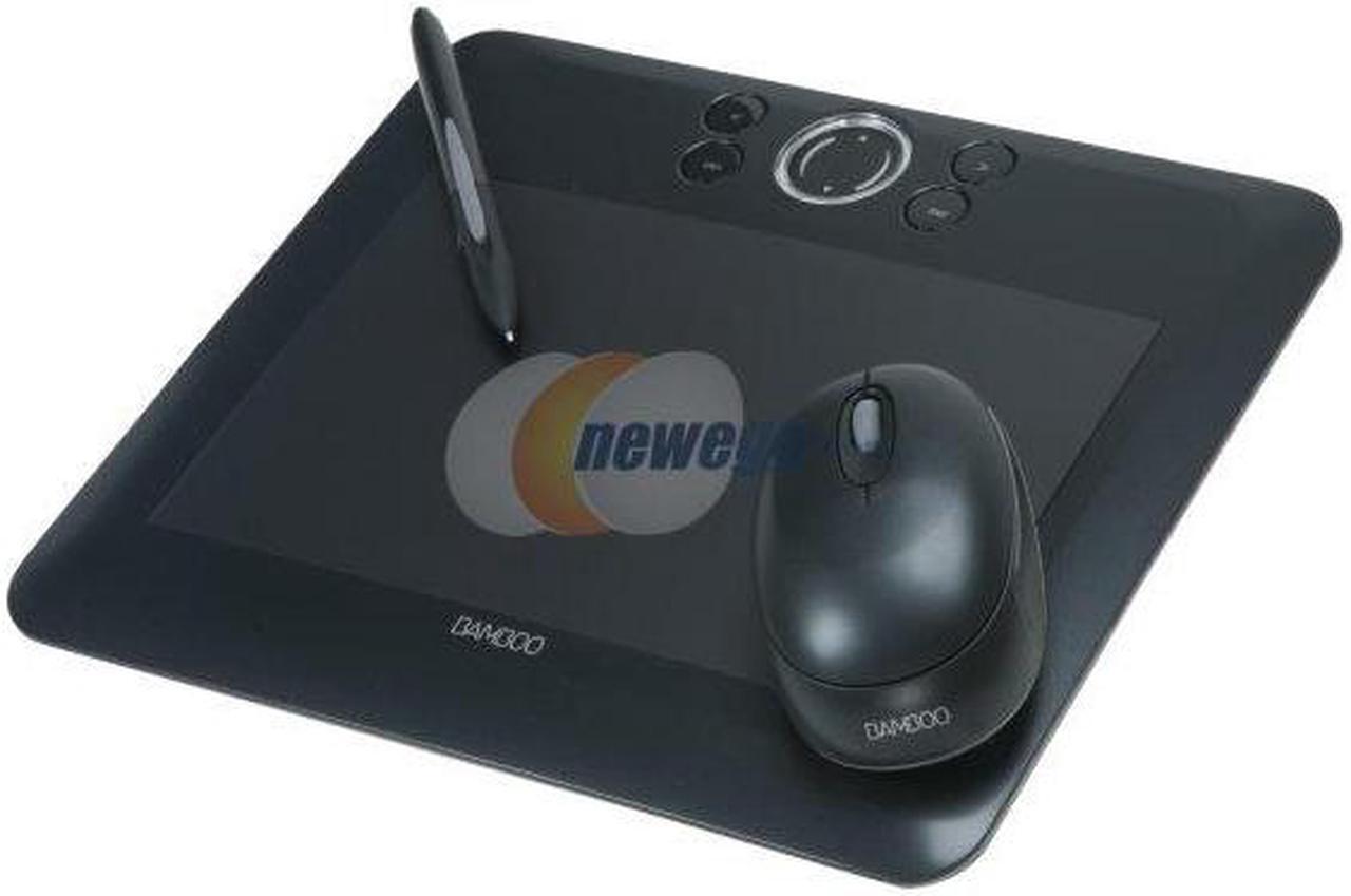 Alt view image 2 of 3 - Wacom CTE650K 8.5" W x 5.3" D Active Area USB Bamboo Fun Medium Tablet- Black Finish