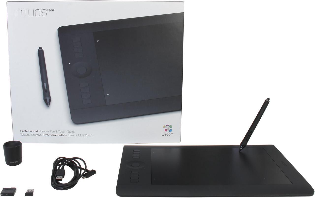 Alt view image 6 of 6 - Wacom Intuos Pro PTH651 8.8" x 5.5" Active Area USB Pen and Touch Medium
