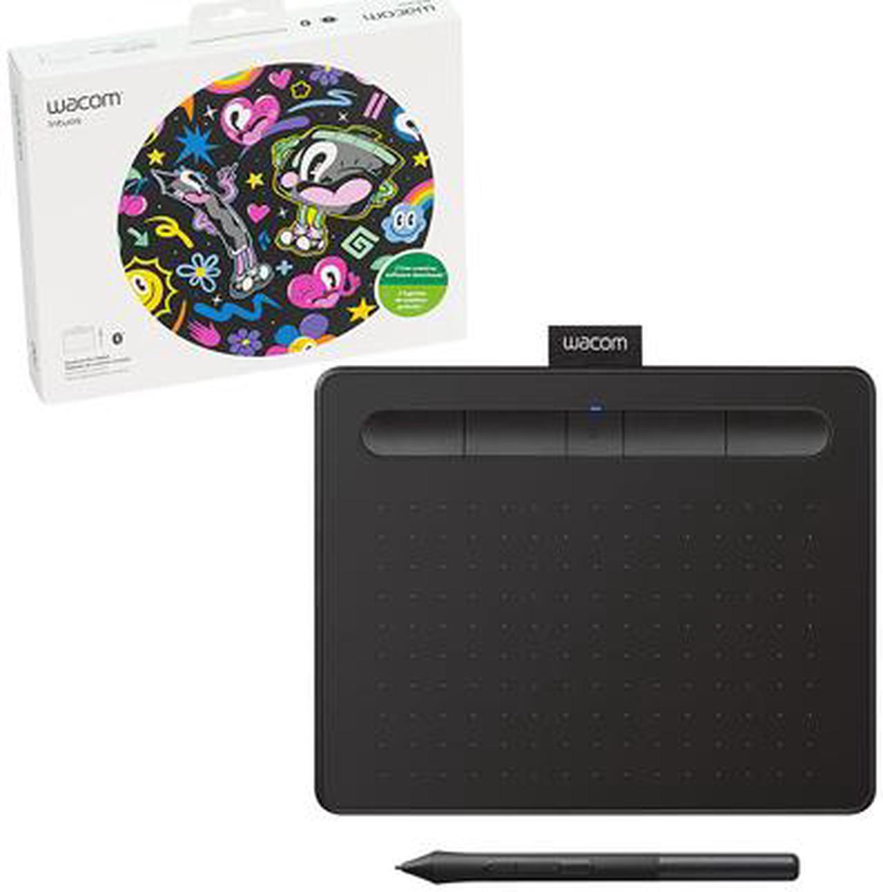 Alt view image 5 of 7 - Wacom Intuos Wireless Graphics Drawing Tablet with 3 Bonus Software Included, 7.9" X 6.3", Black (CTL4100WLK0) Small (Wireless)
