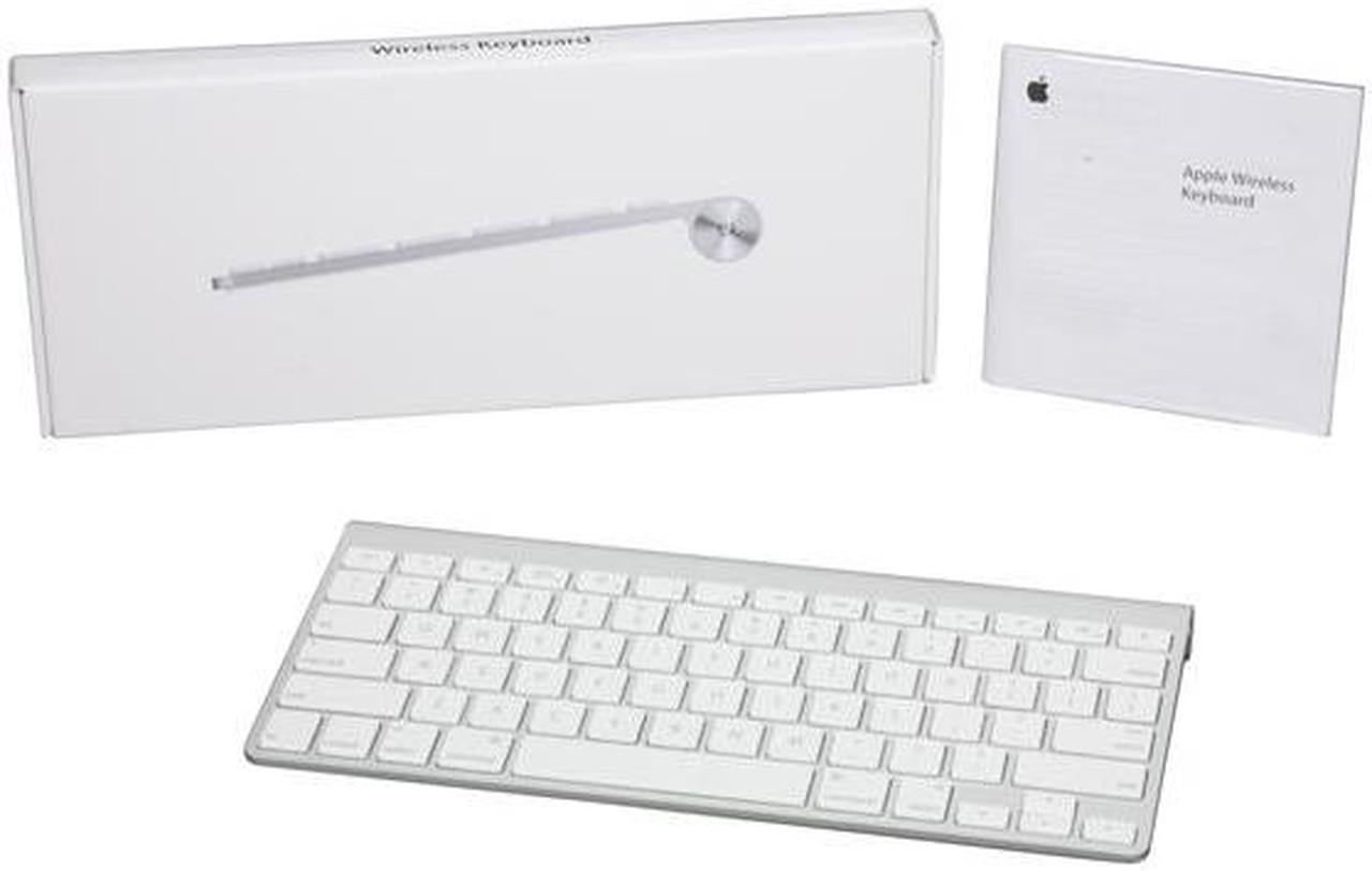 Alt view image 4 of 4 - Apple White Bluetooth Wireless Mini  Keyboard Model MC184LL/A