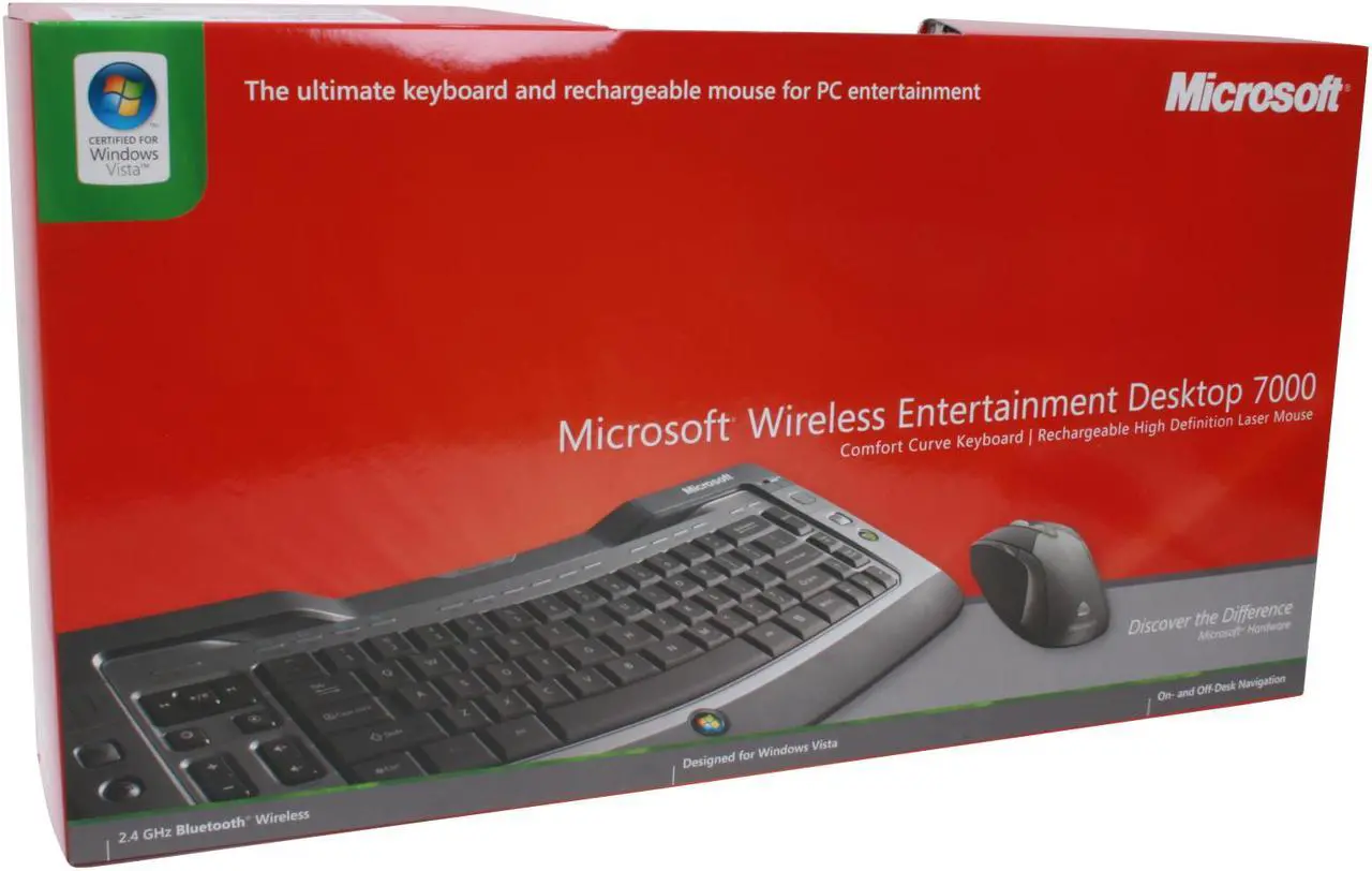 Alt view image 15 of 15 - Microsoft Wireless Entertainment Desktop 7000