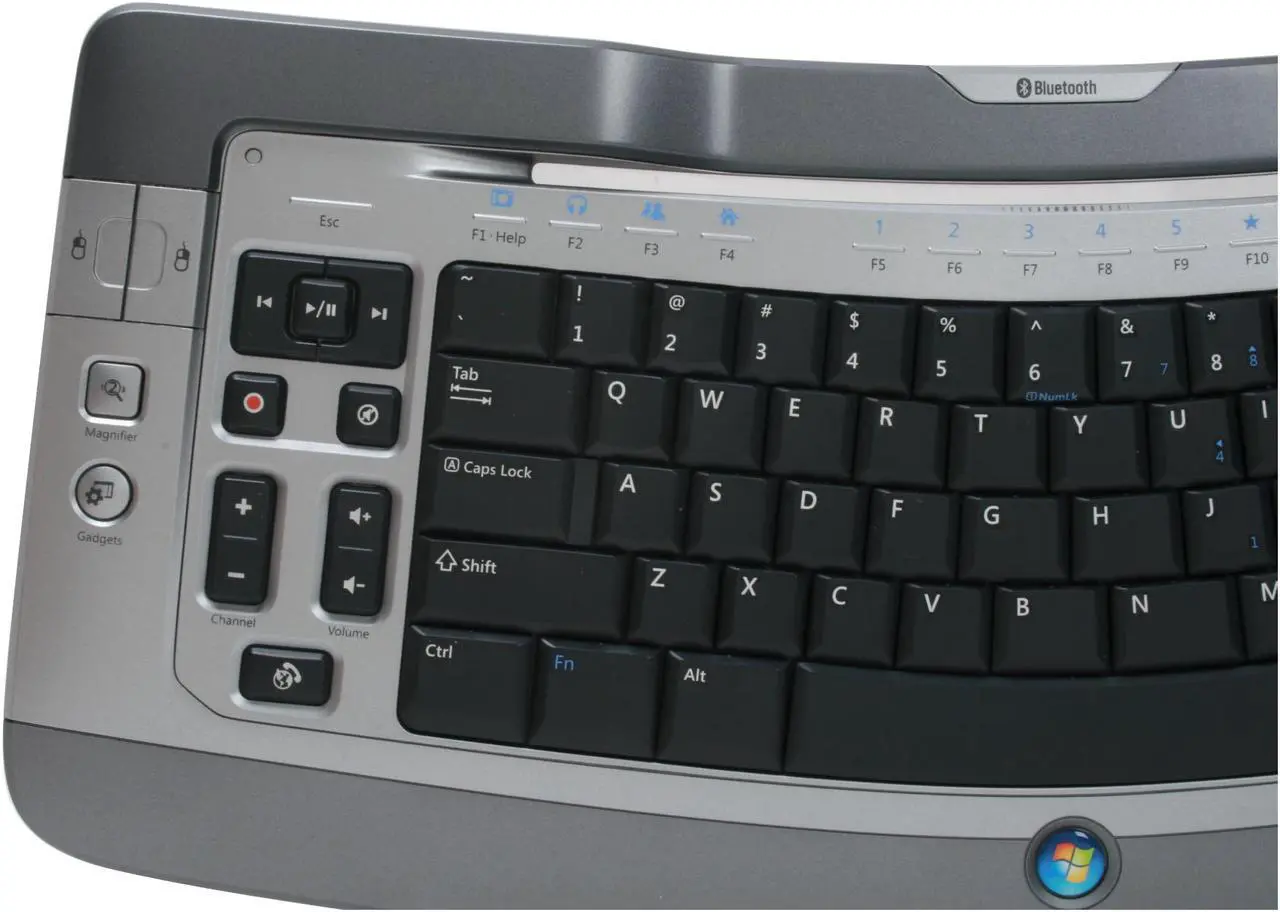 Alt view image 3 of 15 - Microsoft Wireless Entertainment Desktop 7000