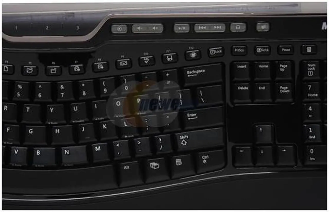 Alt view image 4 of 16 - Microsoft Wireless Laser Desktop 7000